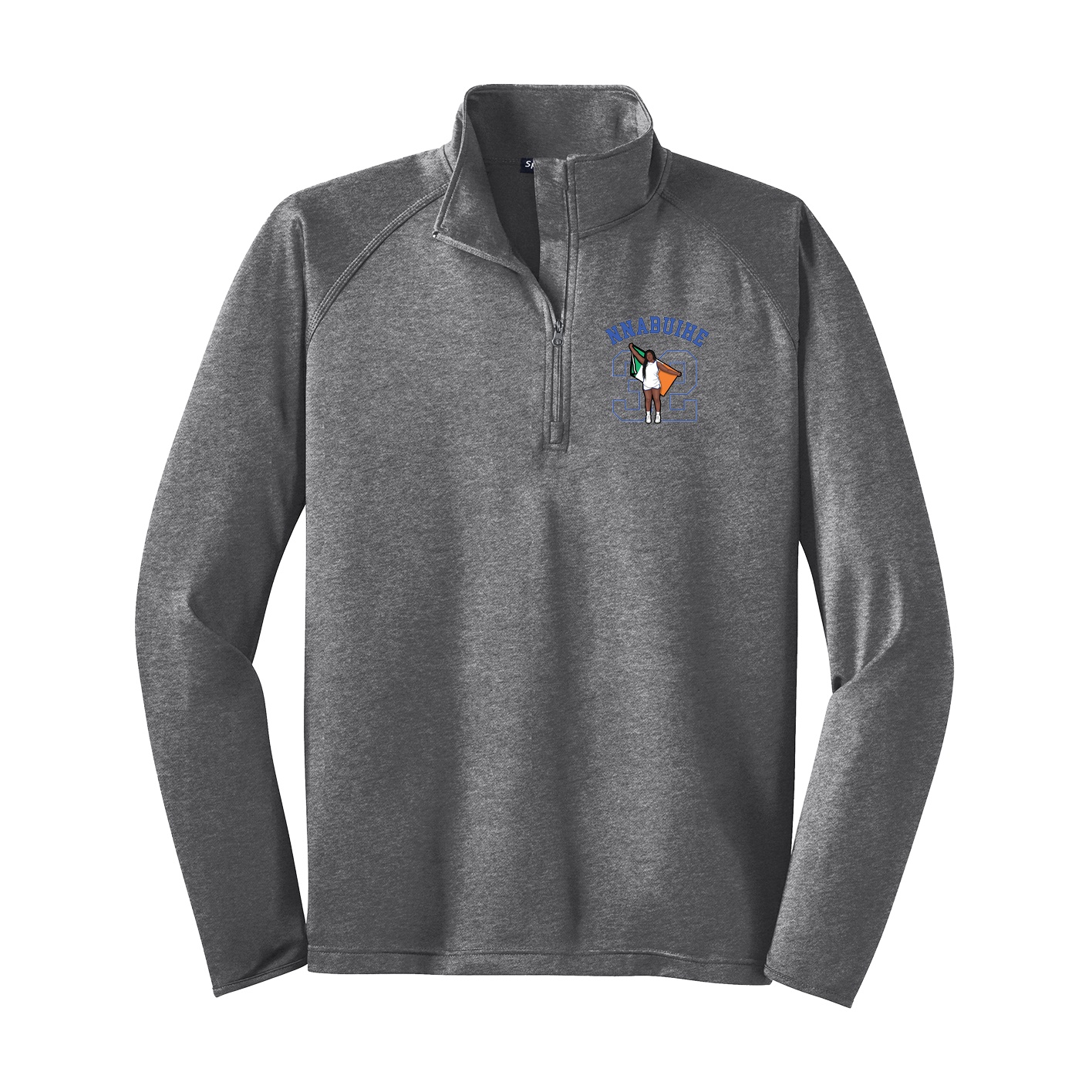 Q-Zip Pullover — Shirsey Arch in Grey