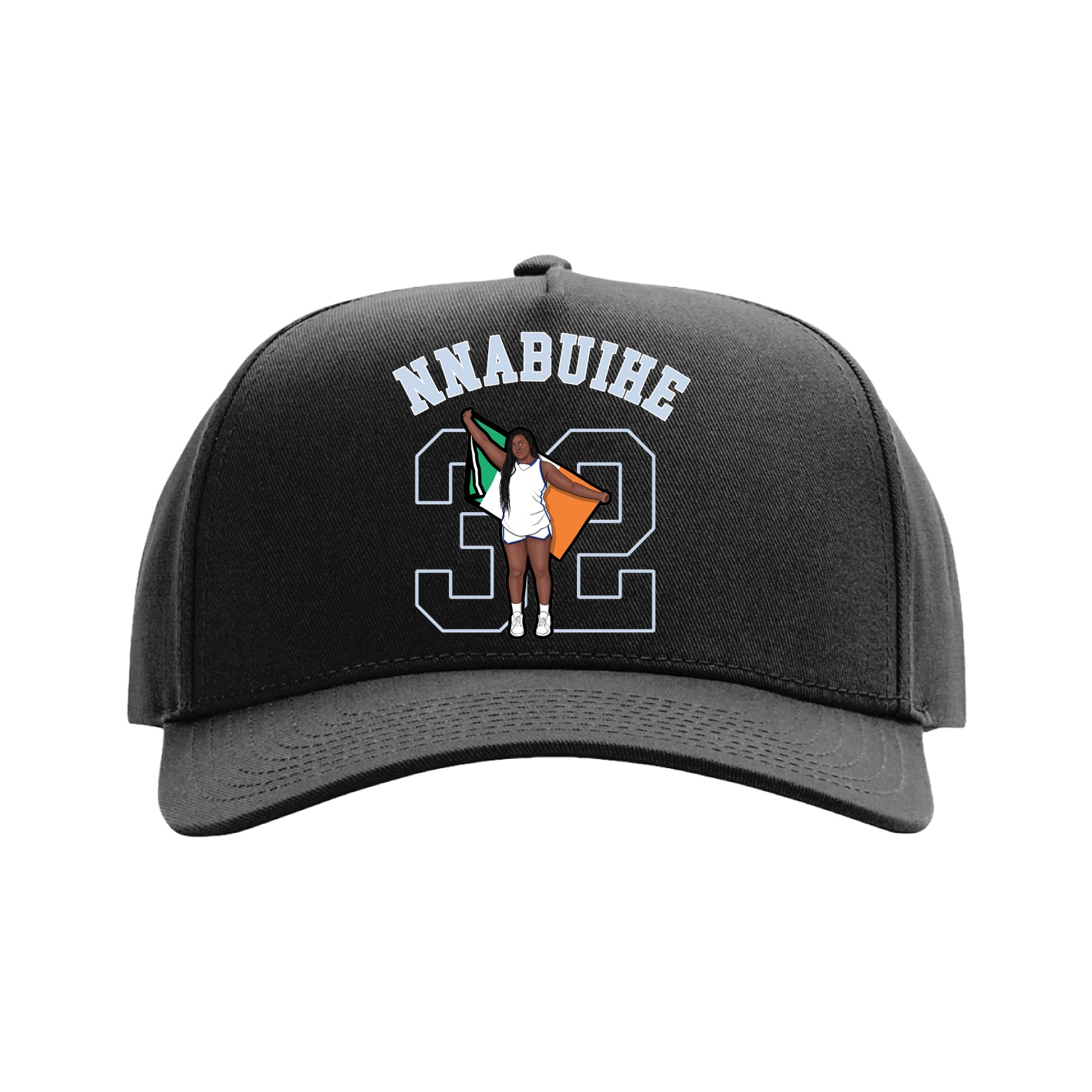 Full Fabric Five-Panel Champ Cap
