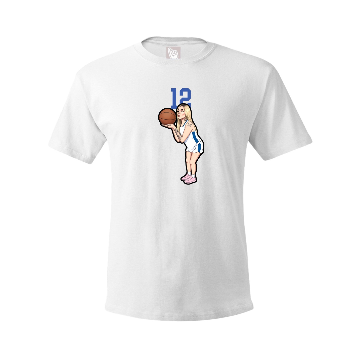 Tee — Number Top in White