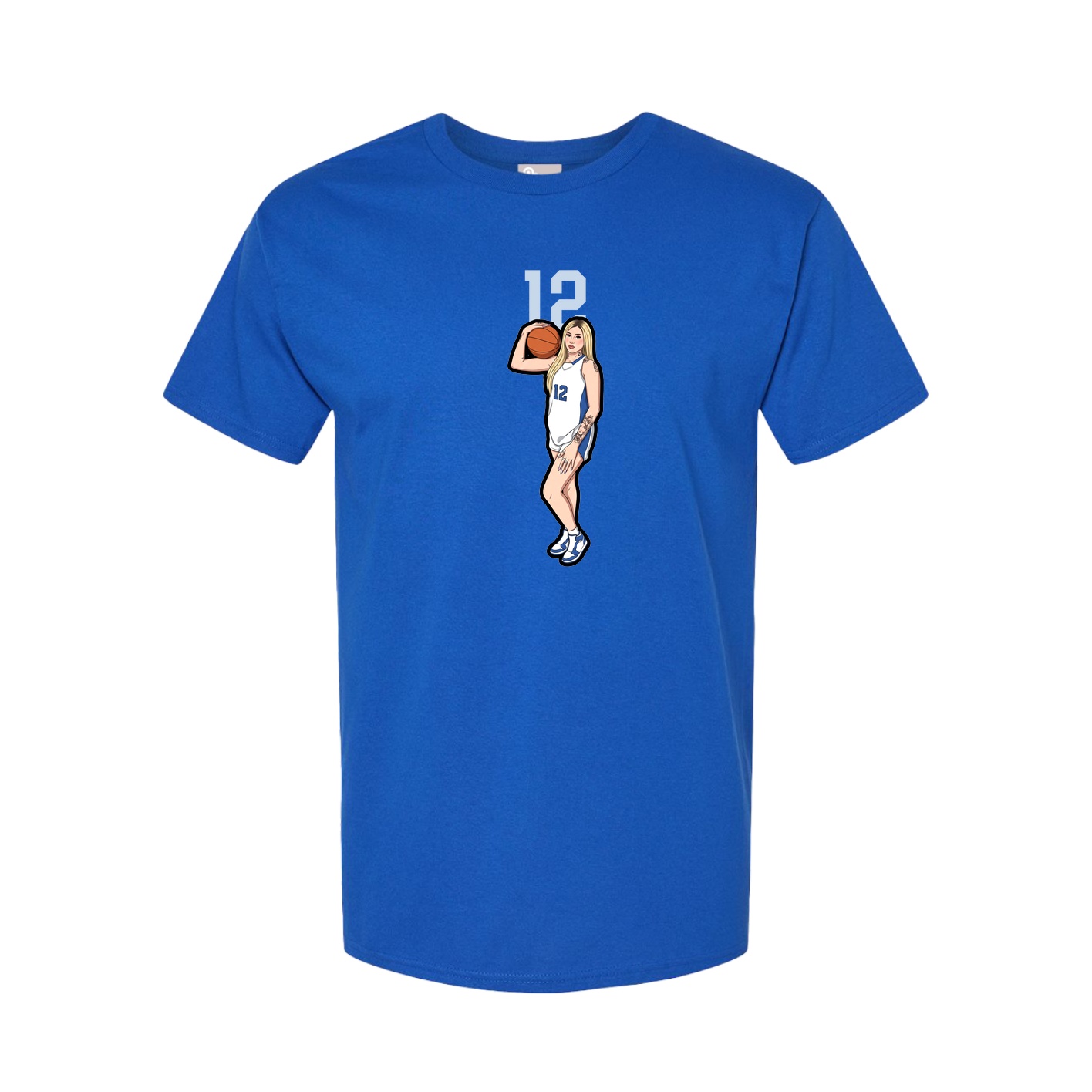 Tee — Number Top in Royal