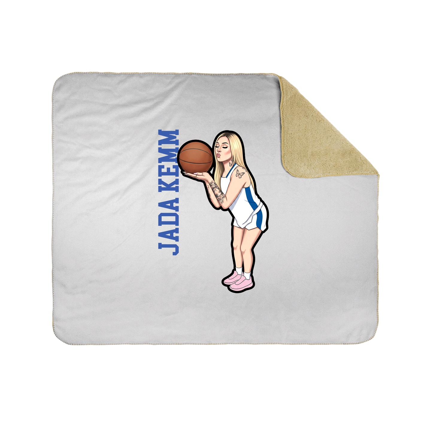 50x60 Sherpa Lined Throw Blanket