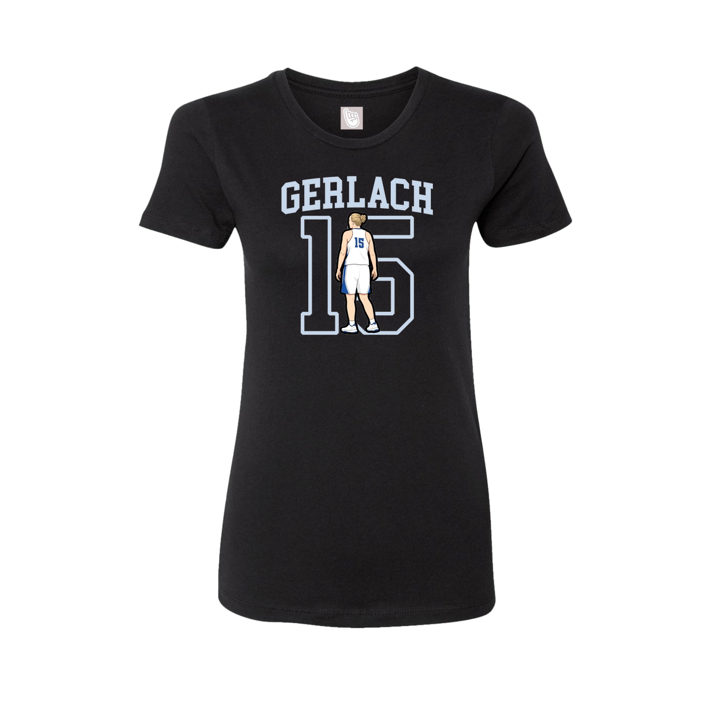 Fitted Women's Tee — Shirsey in Black