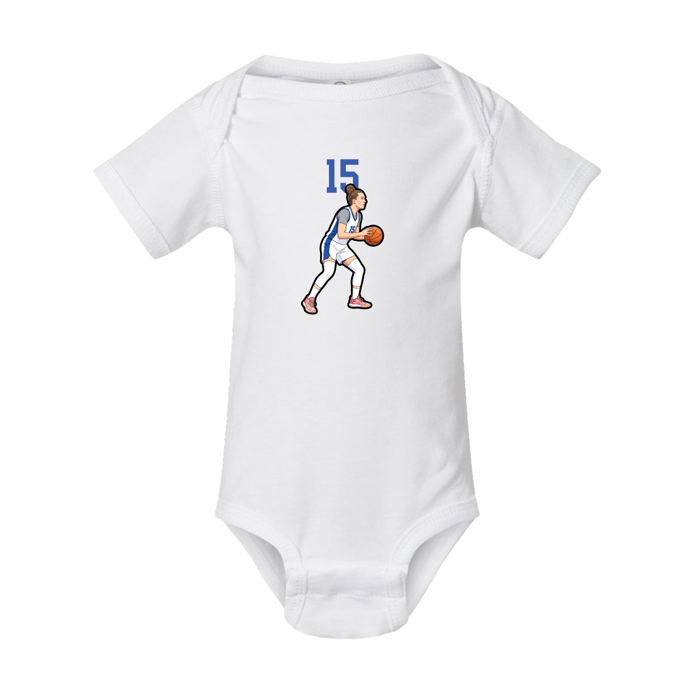 Baby Onesie — Number Top in White