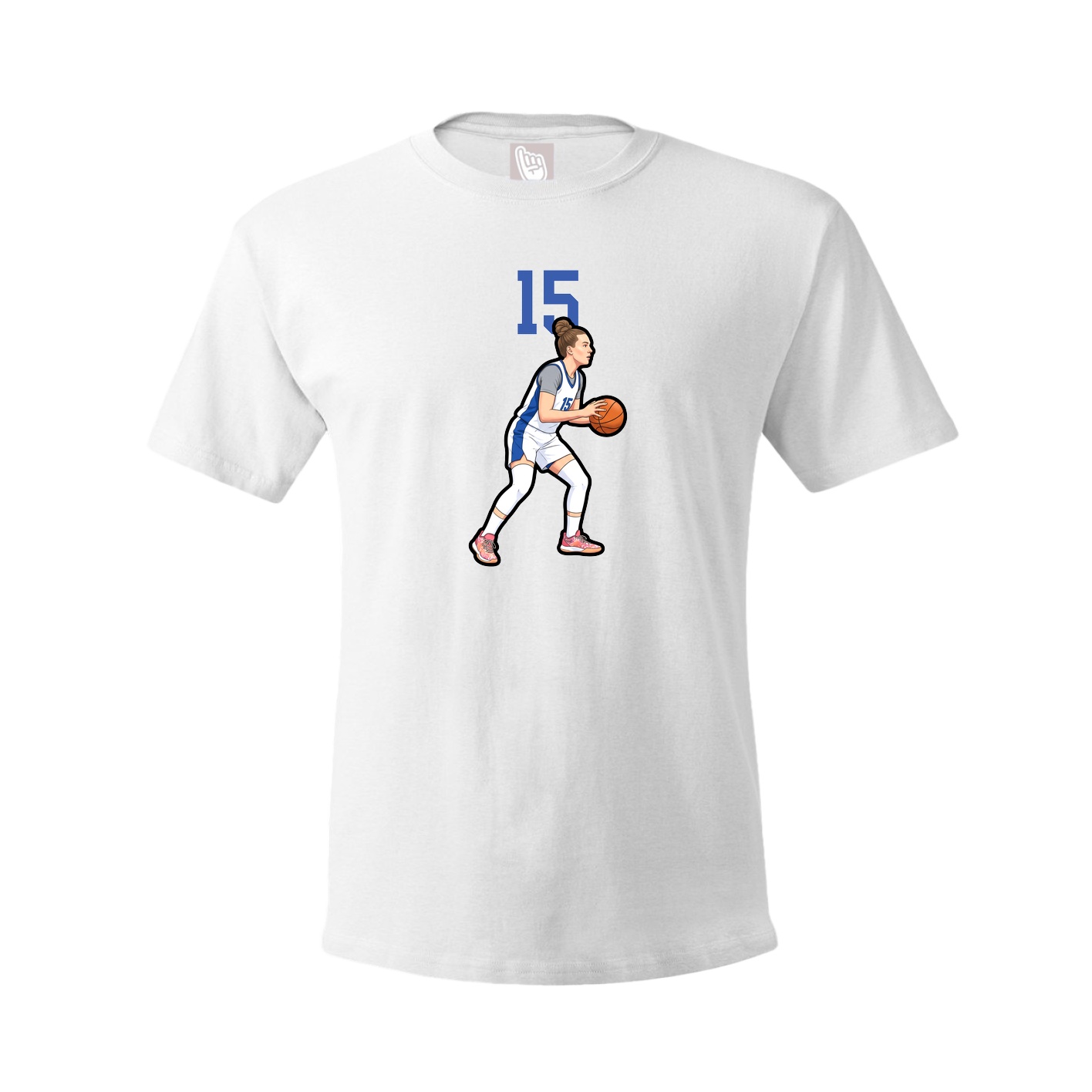 Tee — Number Top in White
