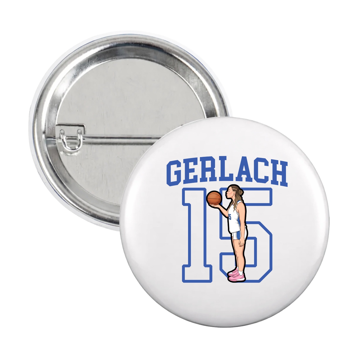 Game Day Button — Shirsey in White