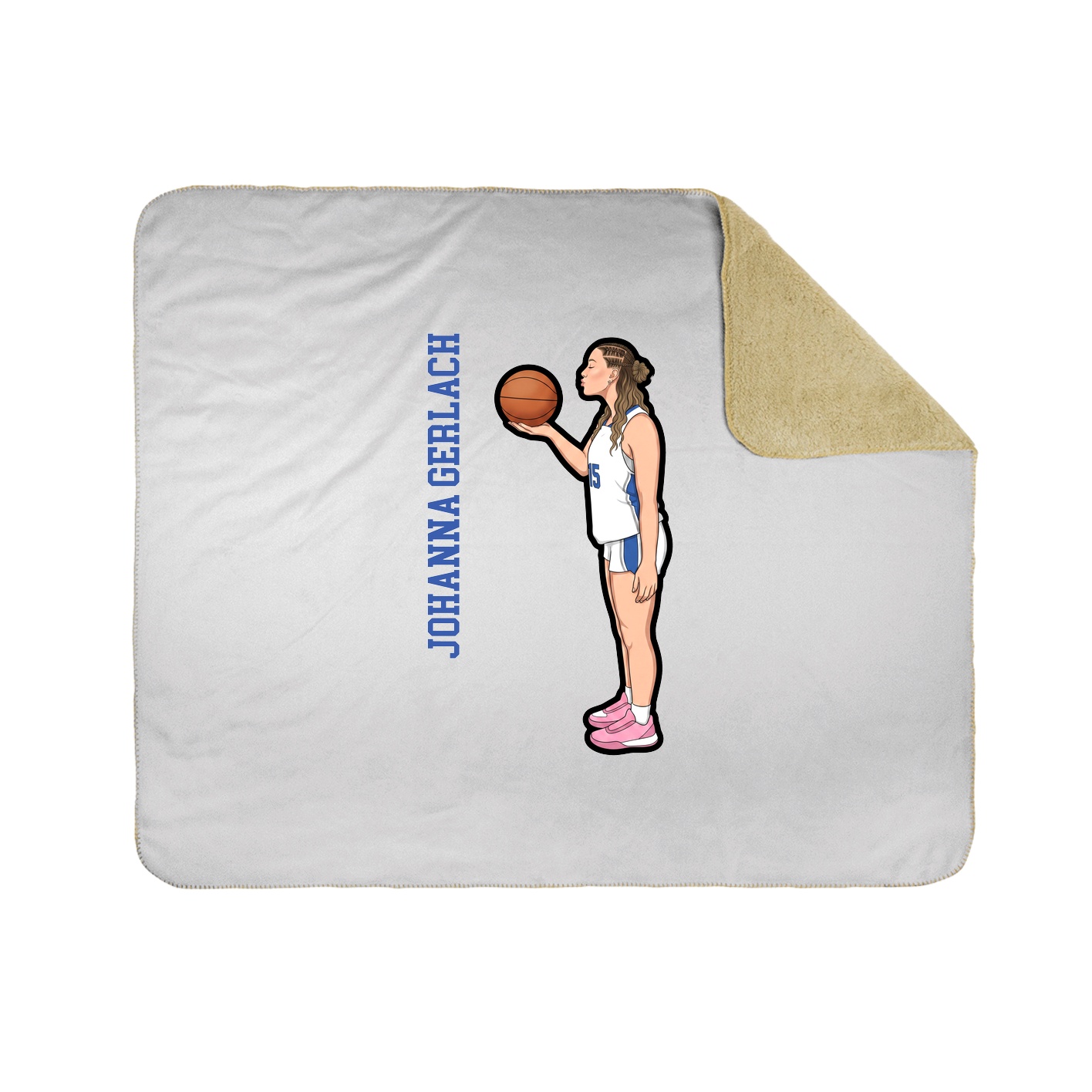 50x60 Sherpa Lined Throw Blanket