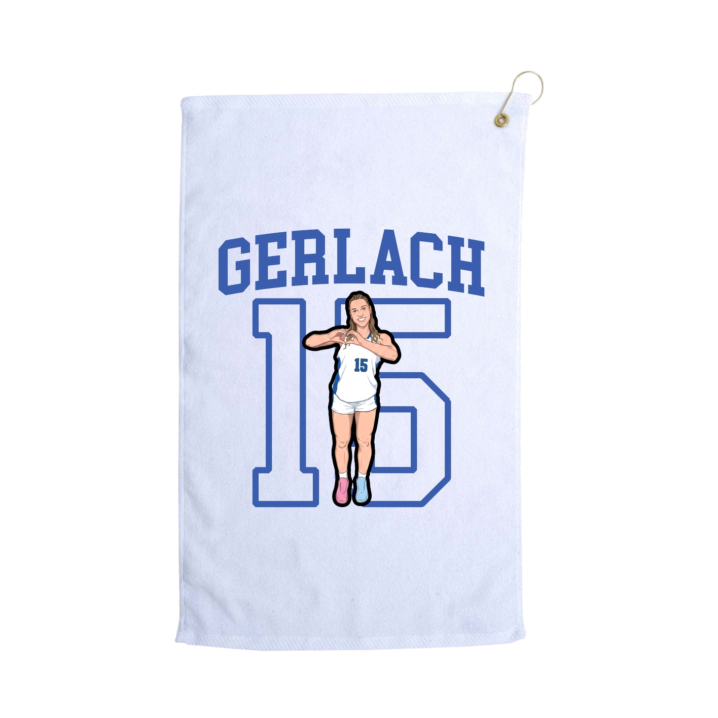 Golf Towel — Shirsey in White