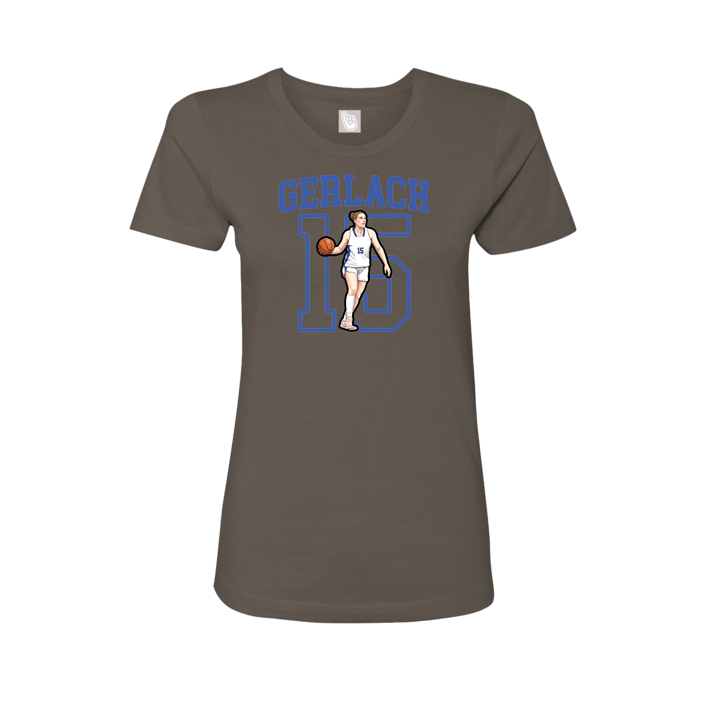 Fitted Women's Tee — Shirsey in Grey