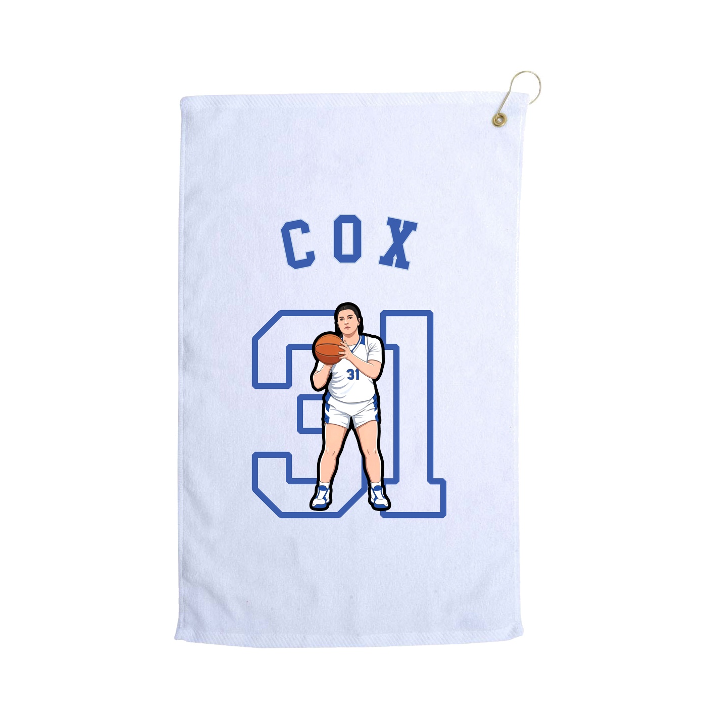 Golf Towel — Shirsey Arch in White