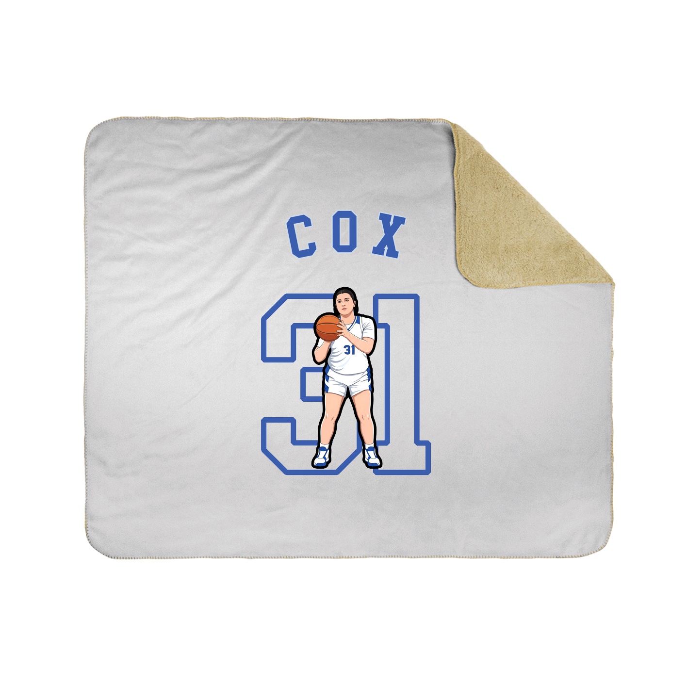 Throw Blanket — Shirsey Arch in White