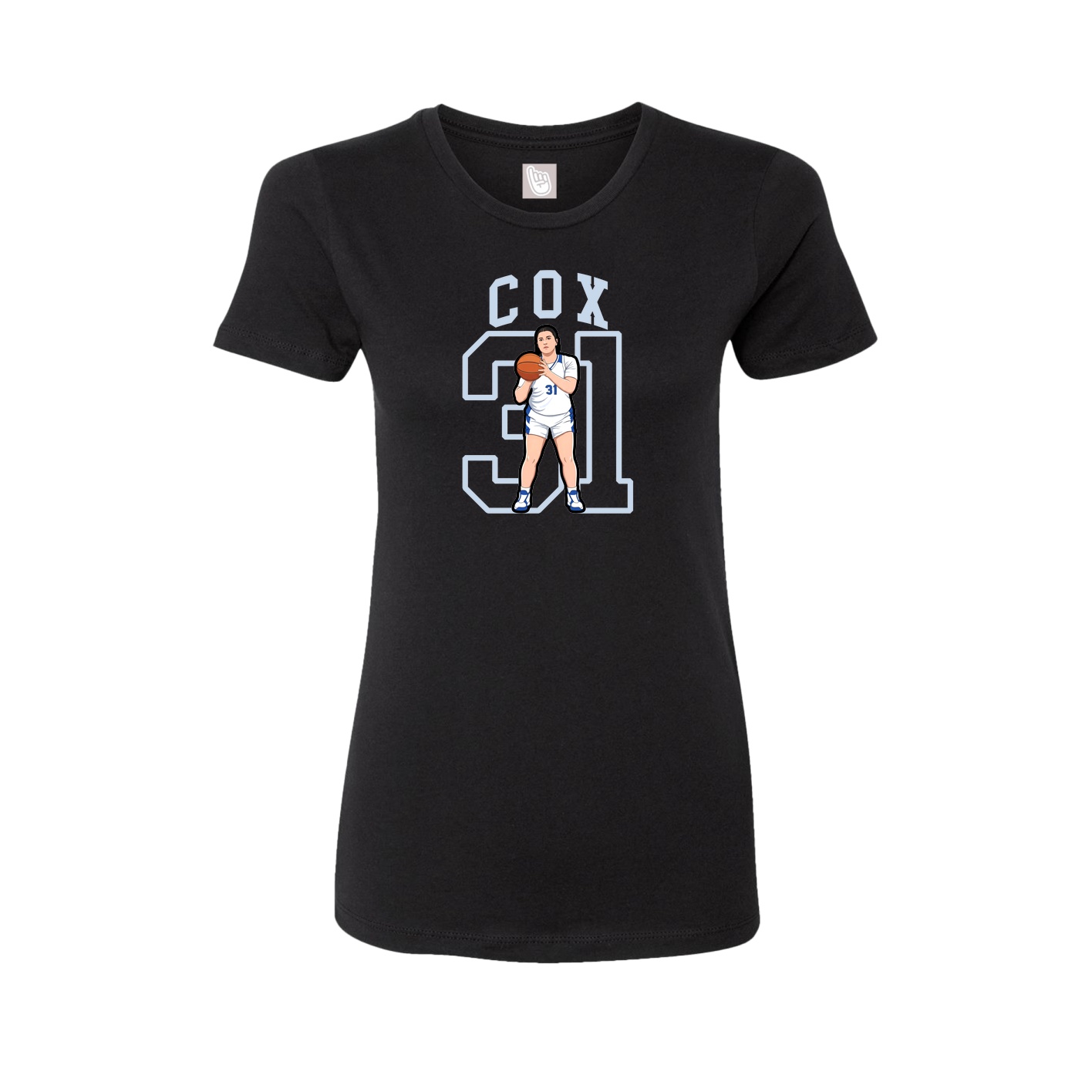 Fitted Women's Tee — Shirsey in Black
