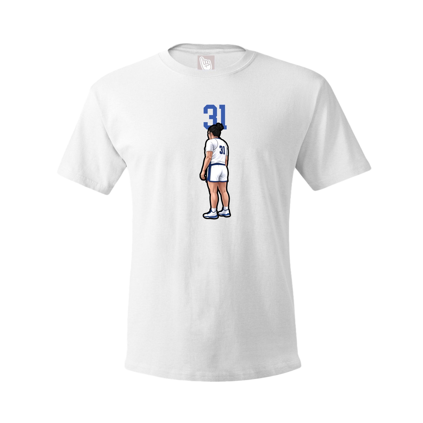 Tee — Number Top in White