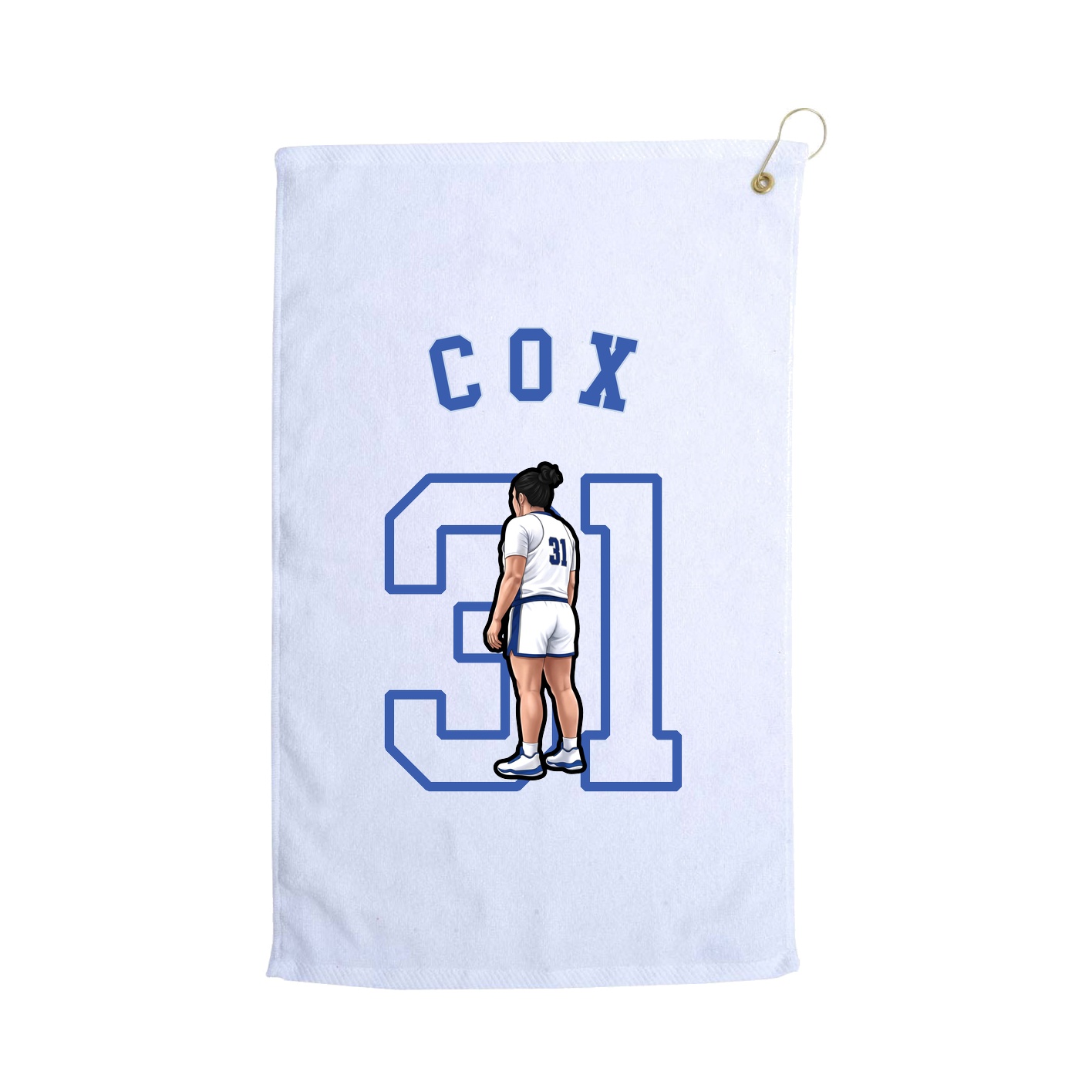 Golf Towel — Shirsey Arch in White