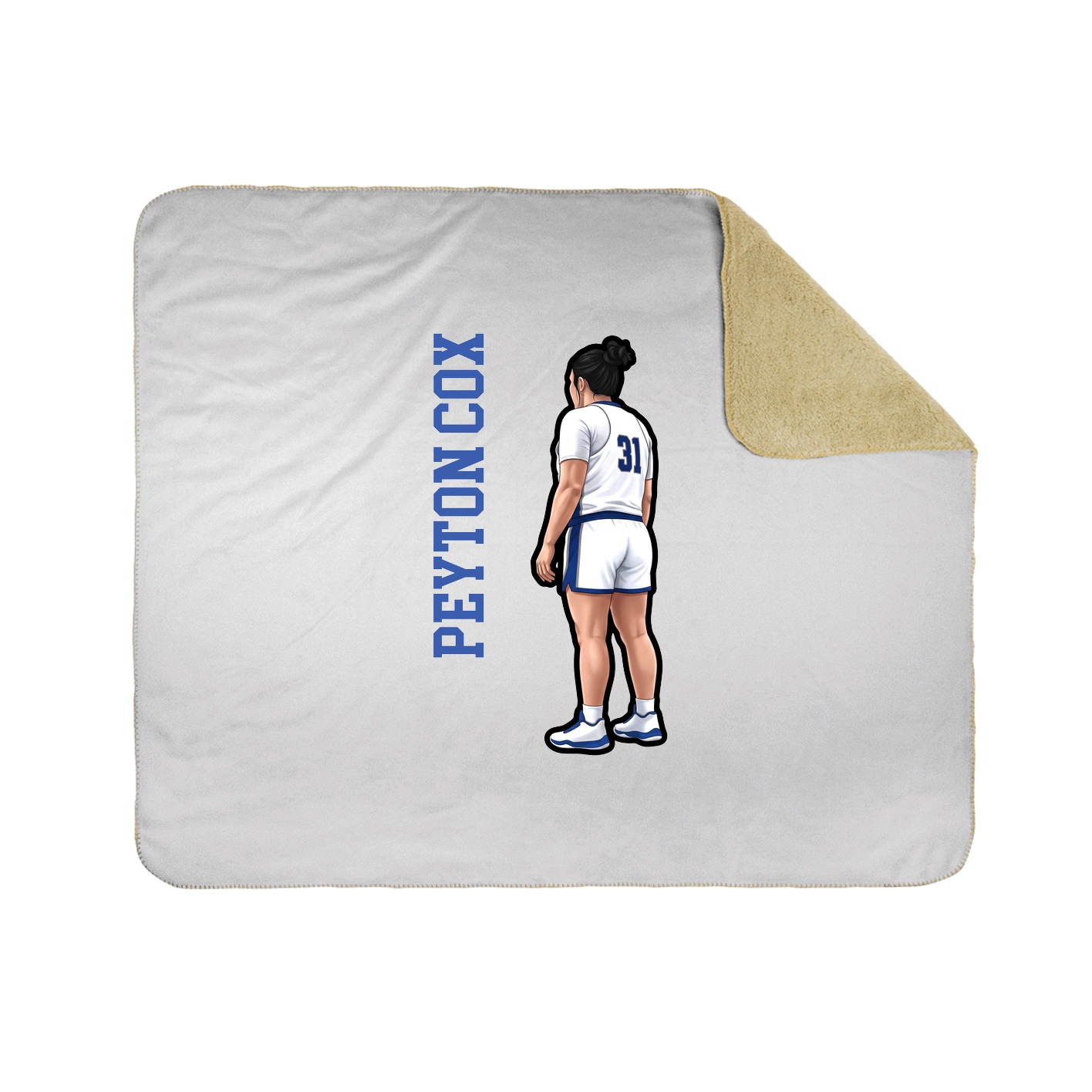 50x60 Sherpa Lined Throw Blanket