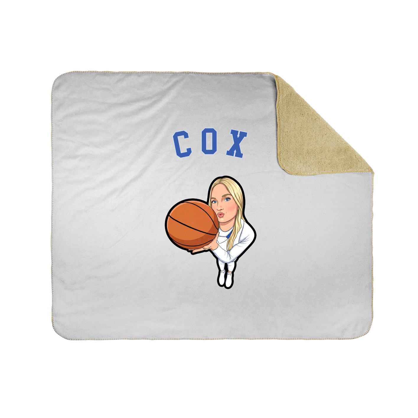 Throw Blanket — Shirsey Arch in White