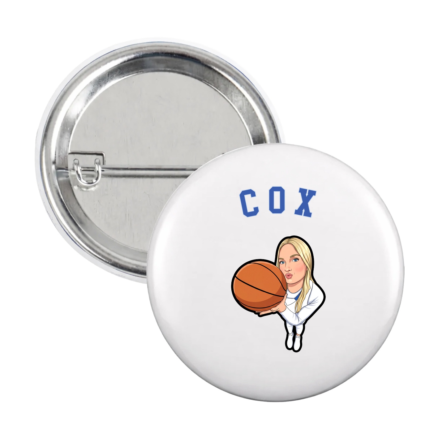 Game Day Button — Shirsey Arch in White