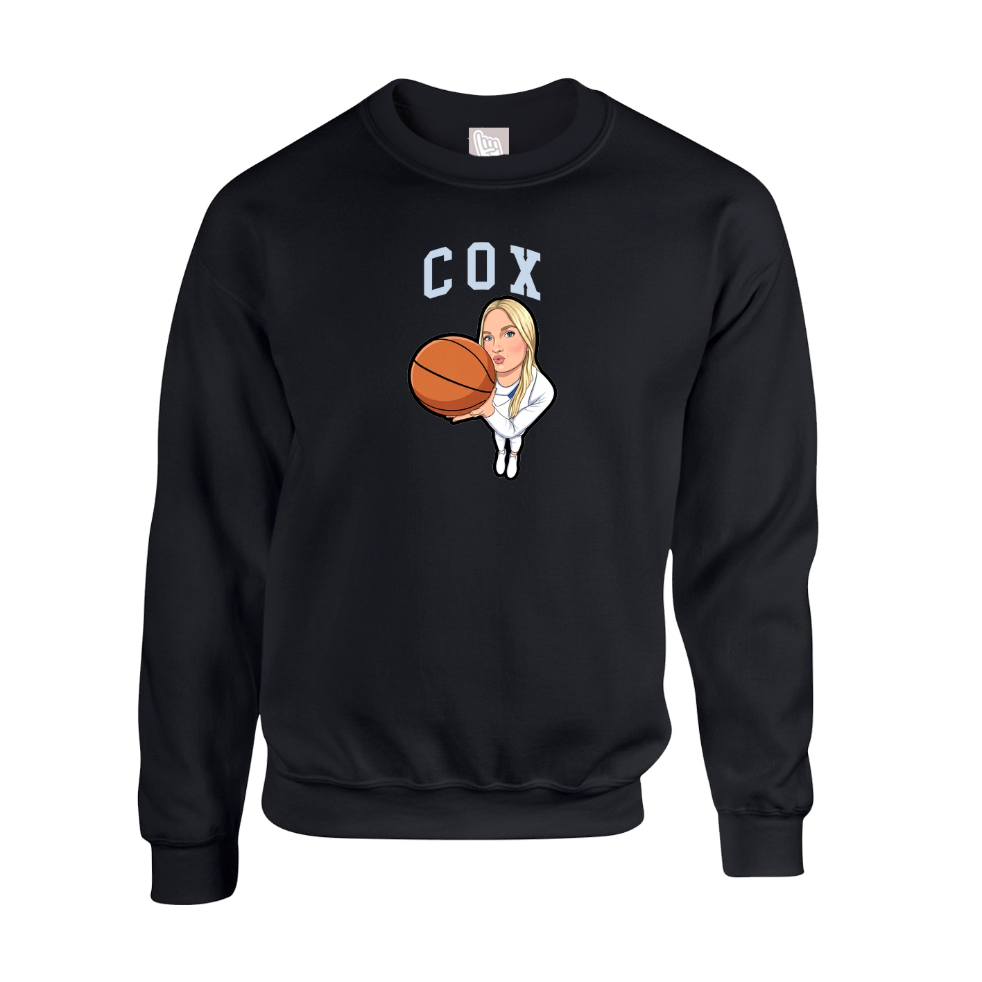 Fleece Crew — Shirsey in Black