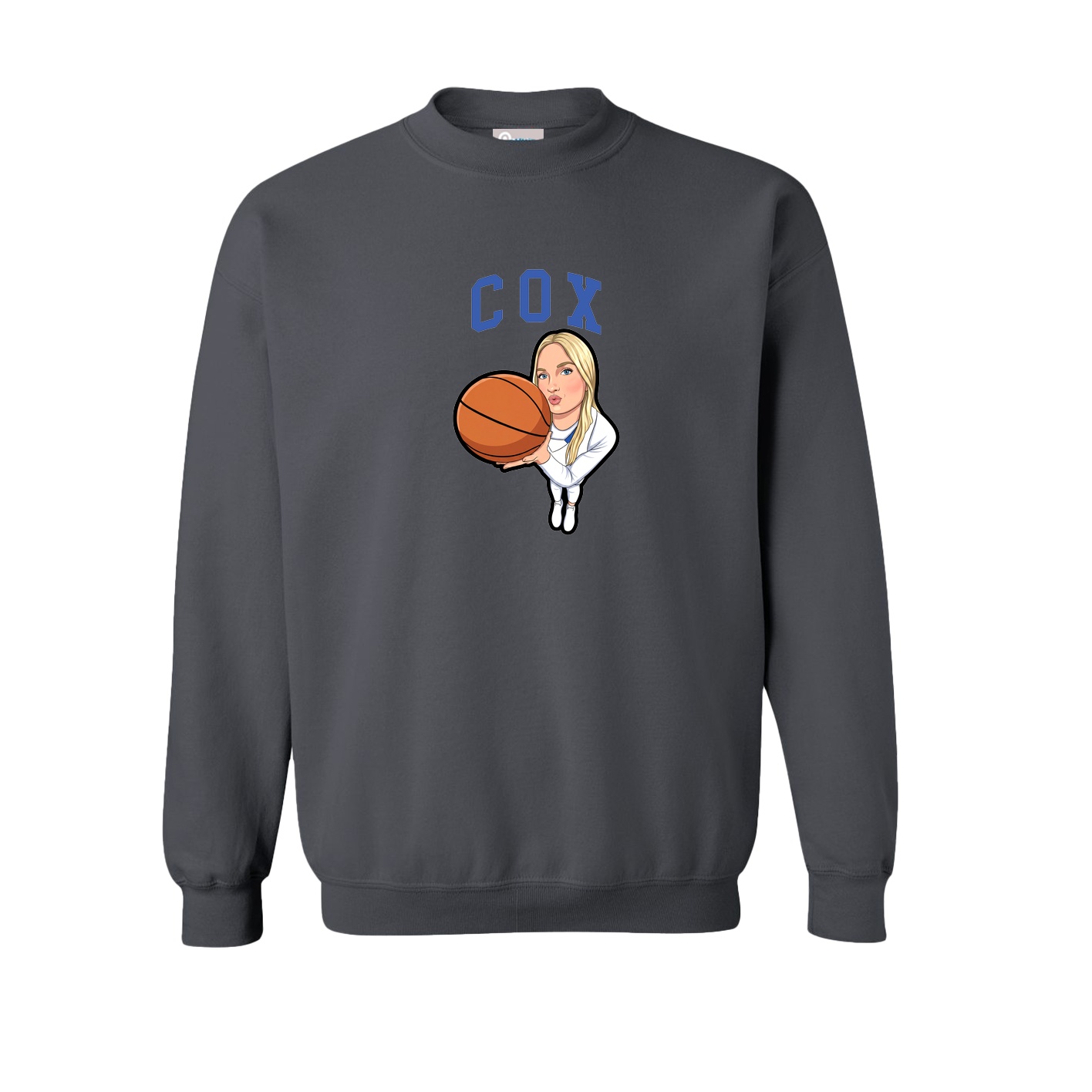 Fleece Crew — Shirsey in Grey