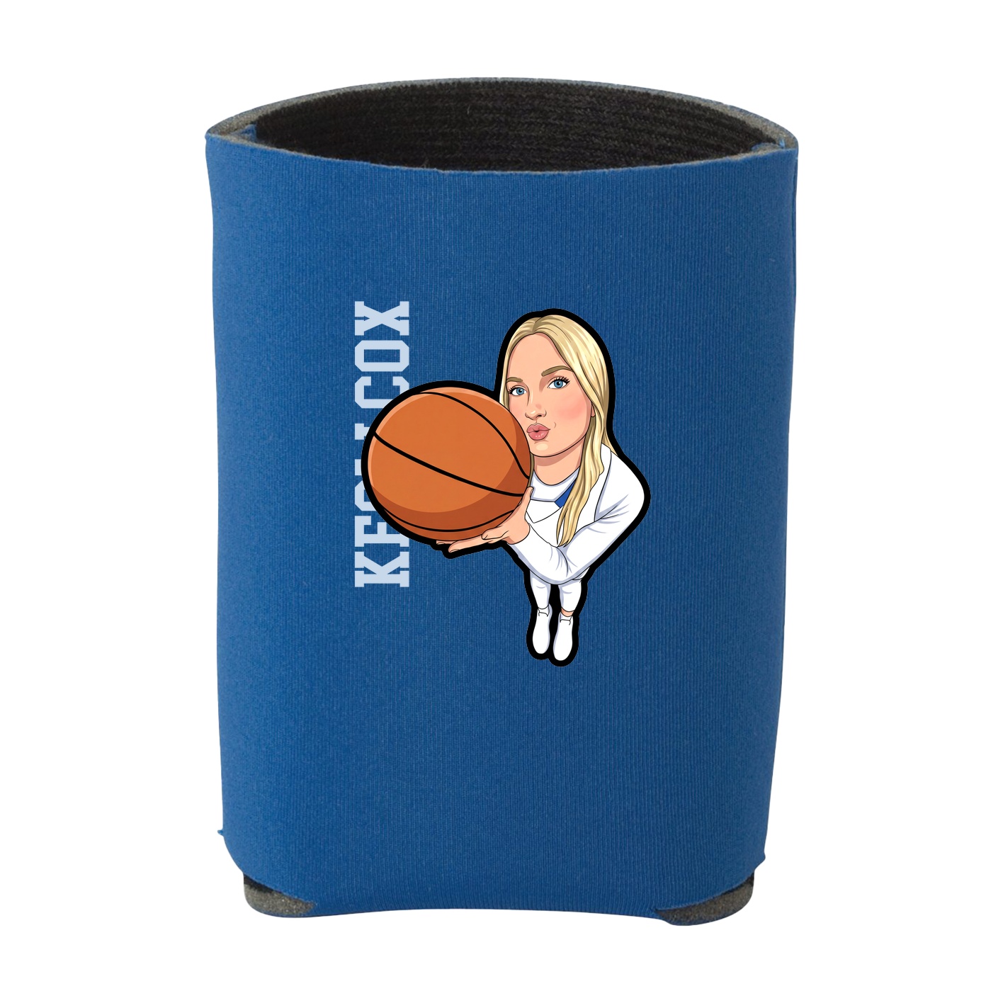 Can Holder — Name Vertical in Royal