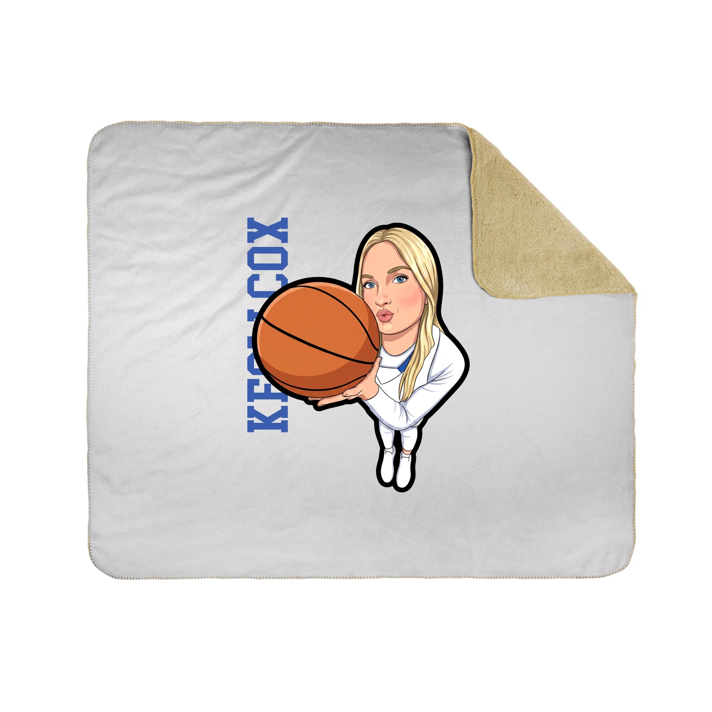 50x60 Sherpa Lined Throw Blanket