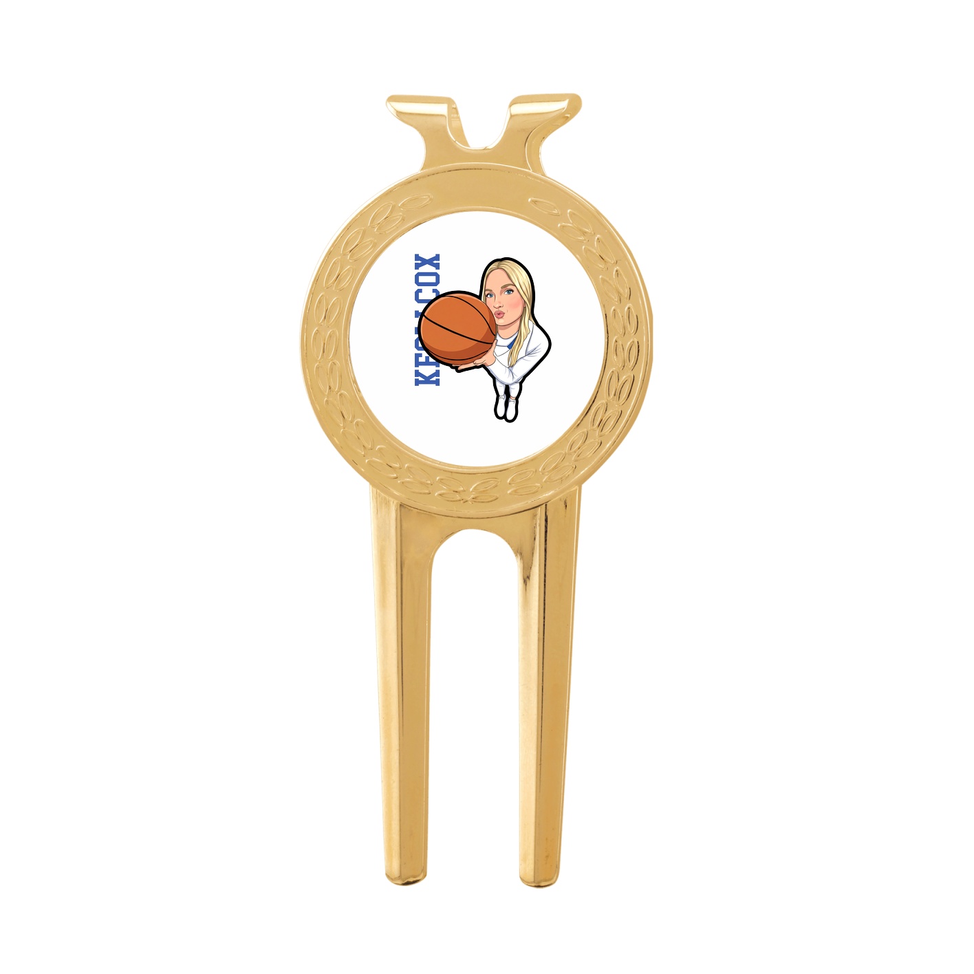 Divot Tool with Ball Marker — Name Vertical in Classic