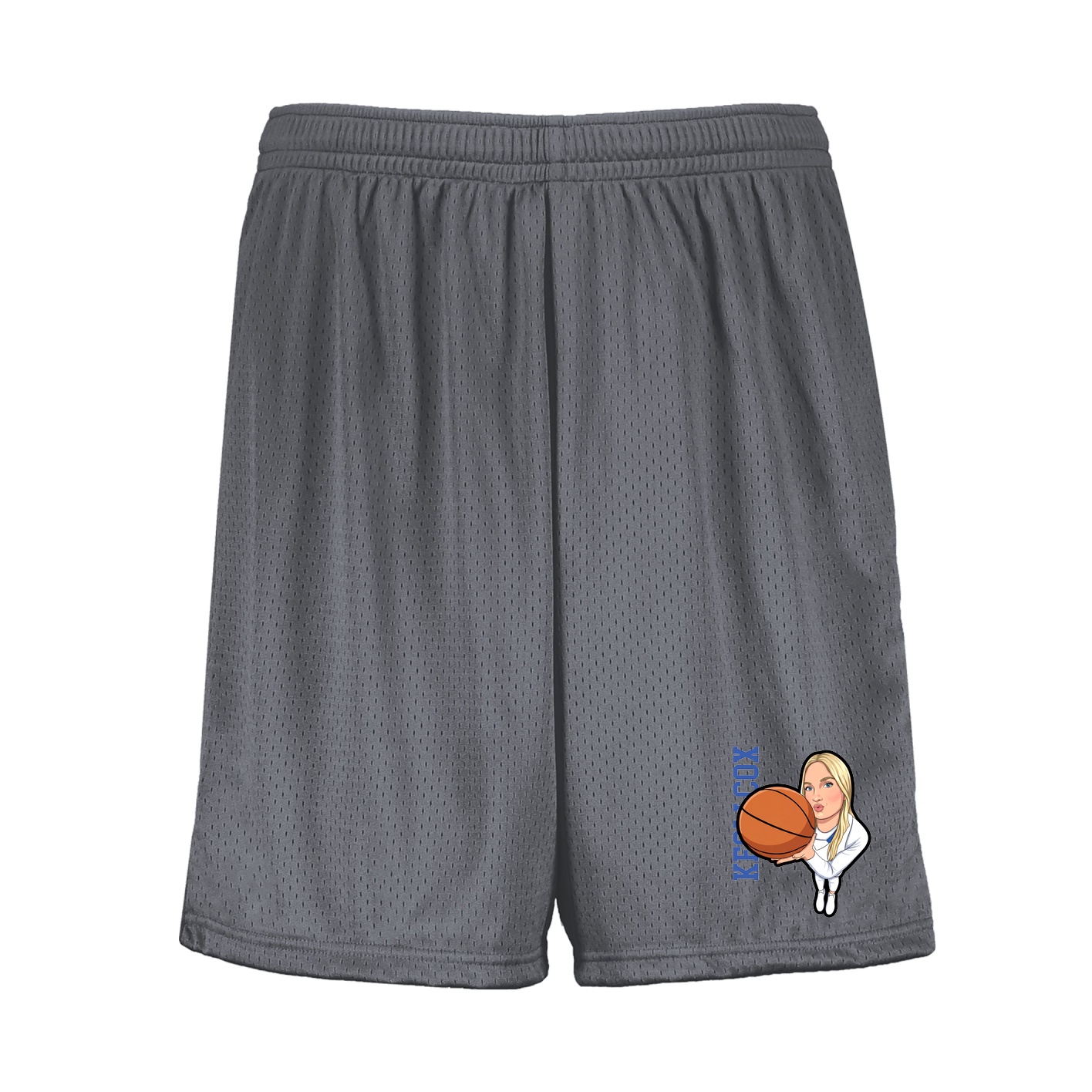 Shorts — Name Vertical in Grey