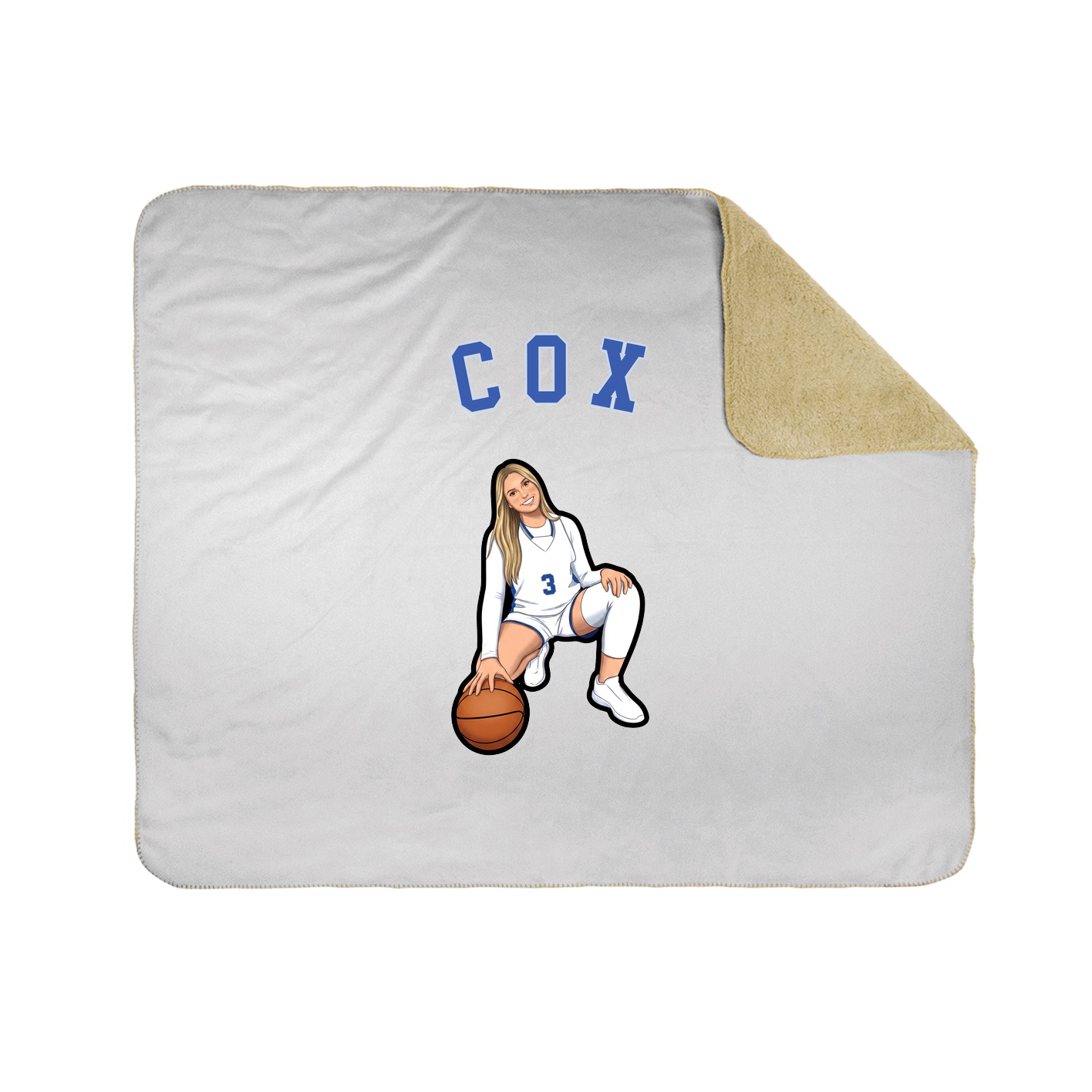 Throw Blanket — Shirsey Arch in White