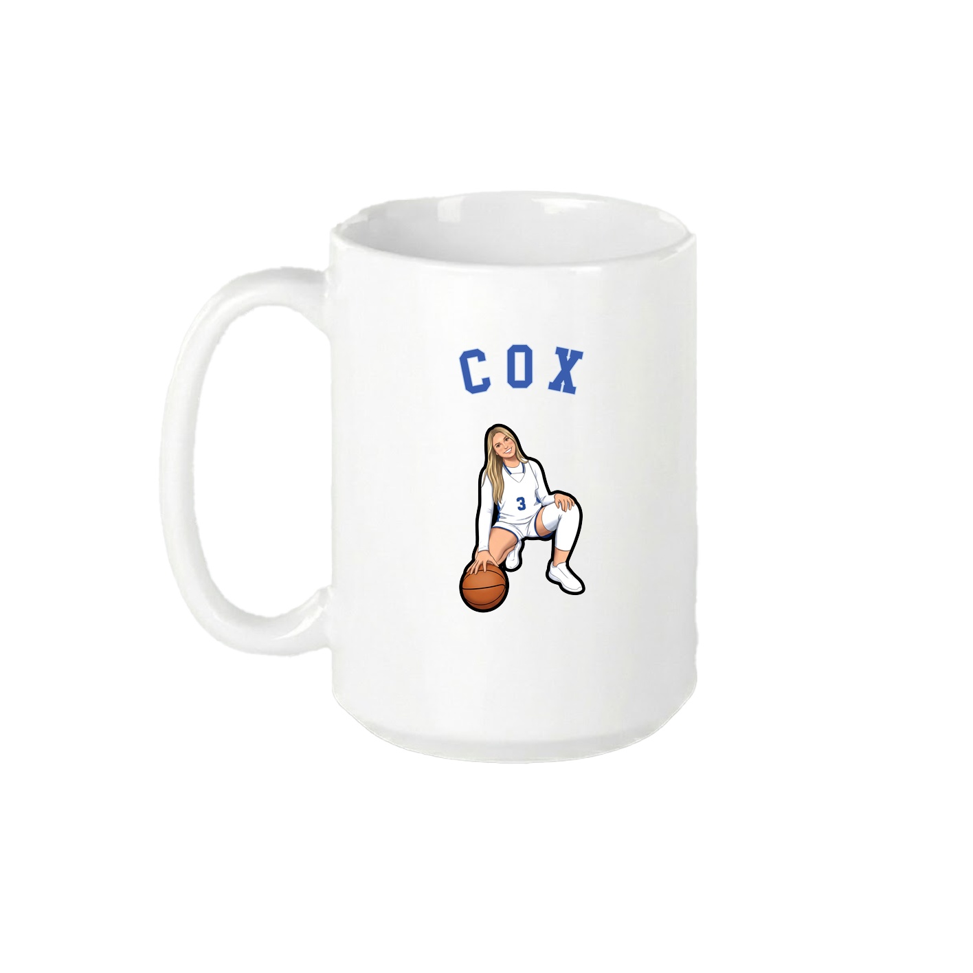 15oz Coffee Mug — Shirsey Arch in White