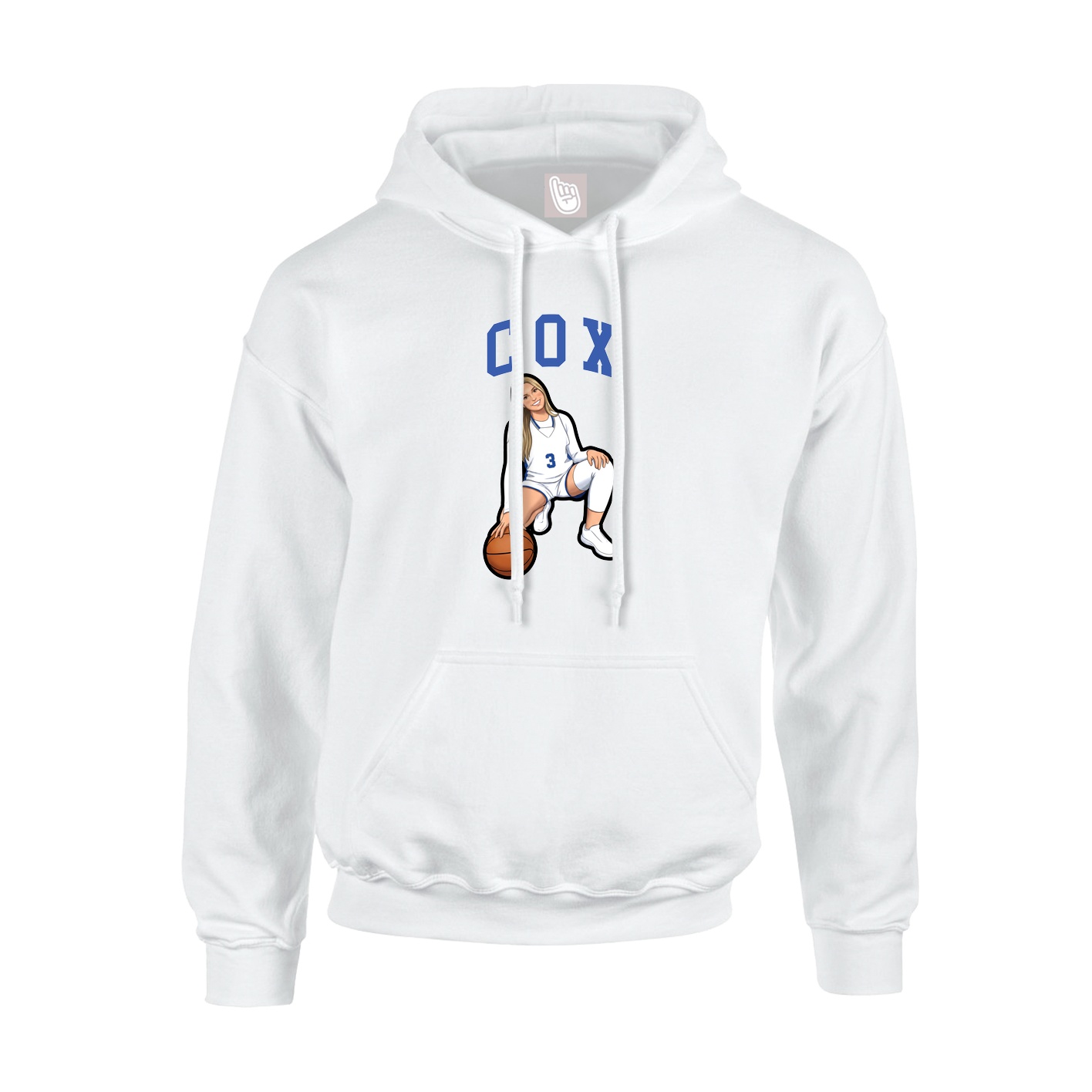 Hoodie — Shirsey in White