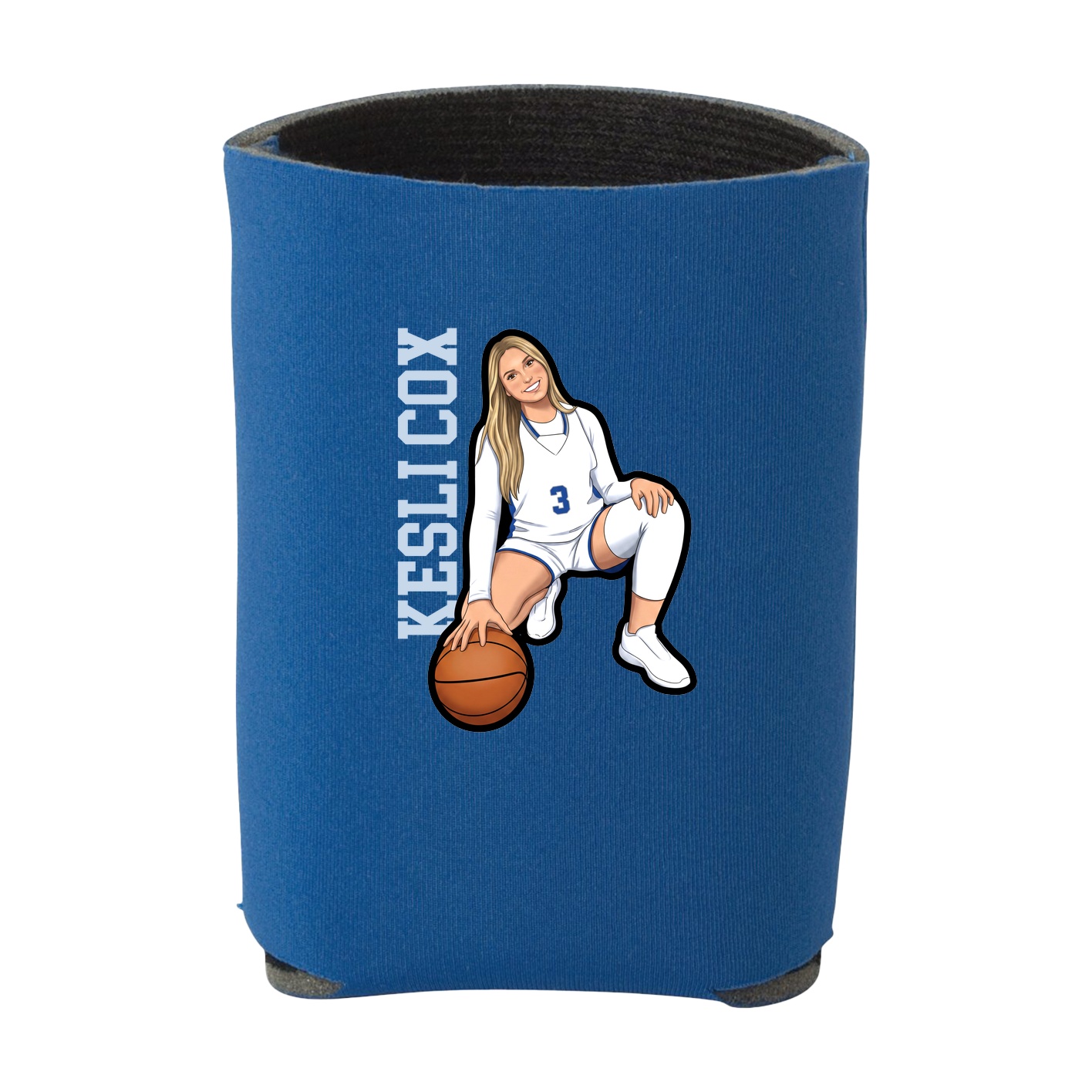 Can Holder — Name Vertical in Royal