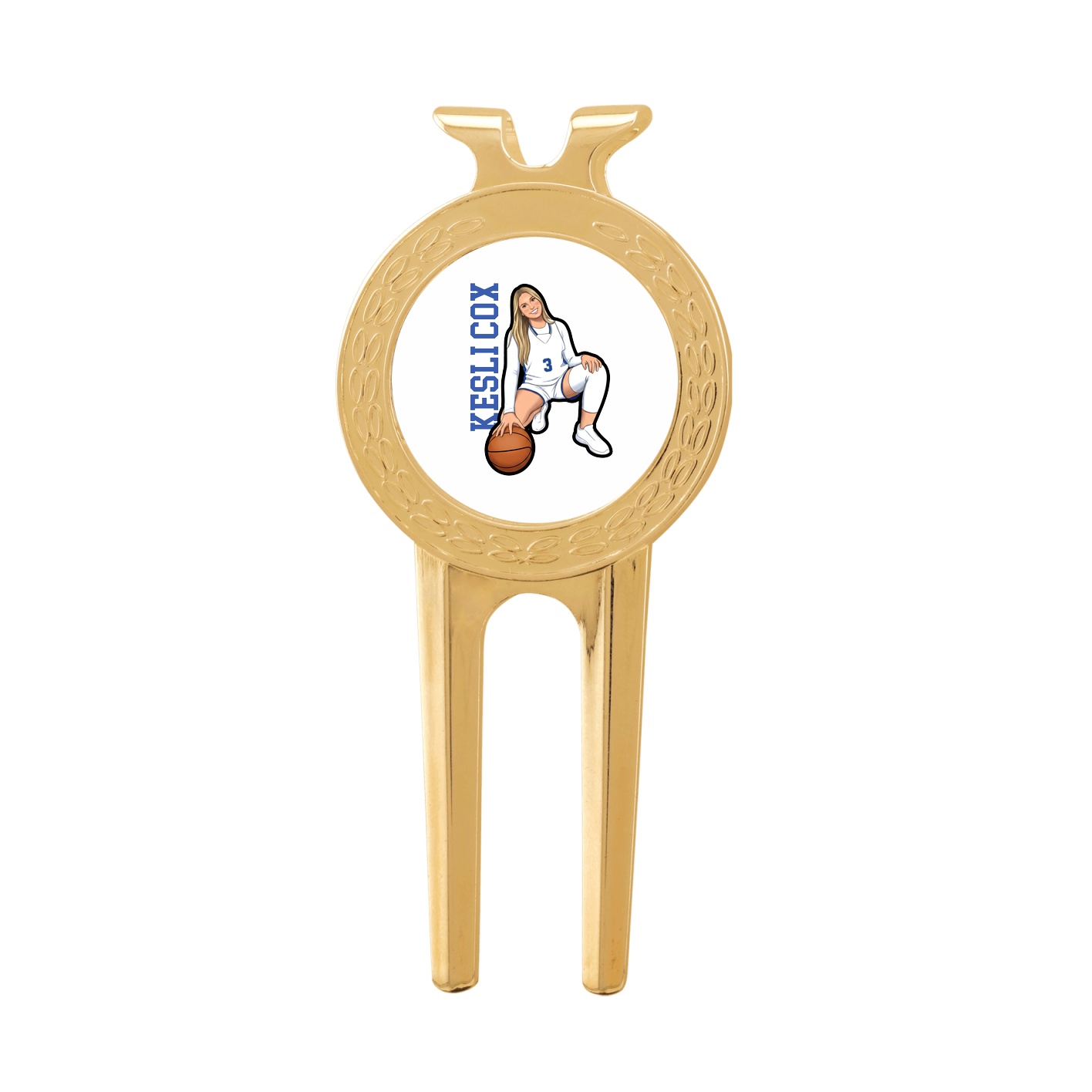 Divot Tool with Ball Marker — Name Vertical in Classic
