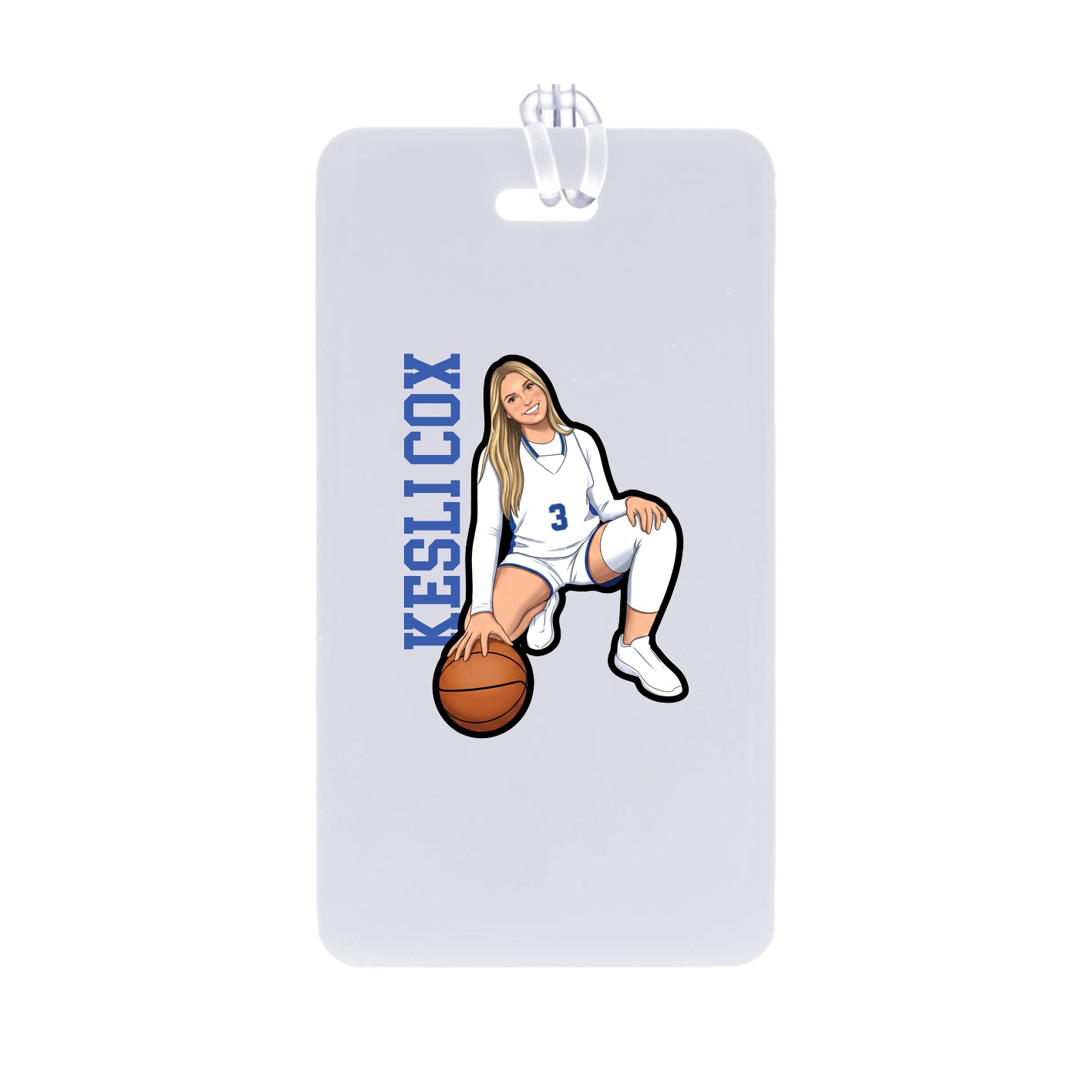 Bag Tag — Name Vertical in Classic