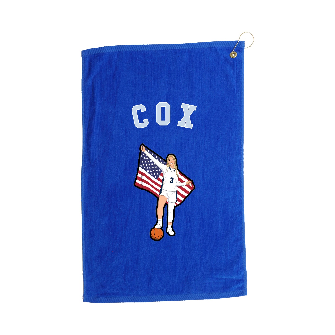 Golf Towel — Shirsey Arch in Royal