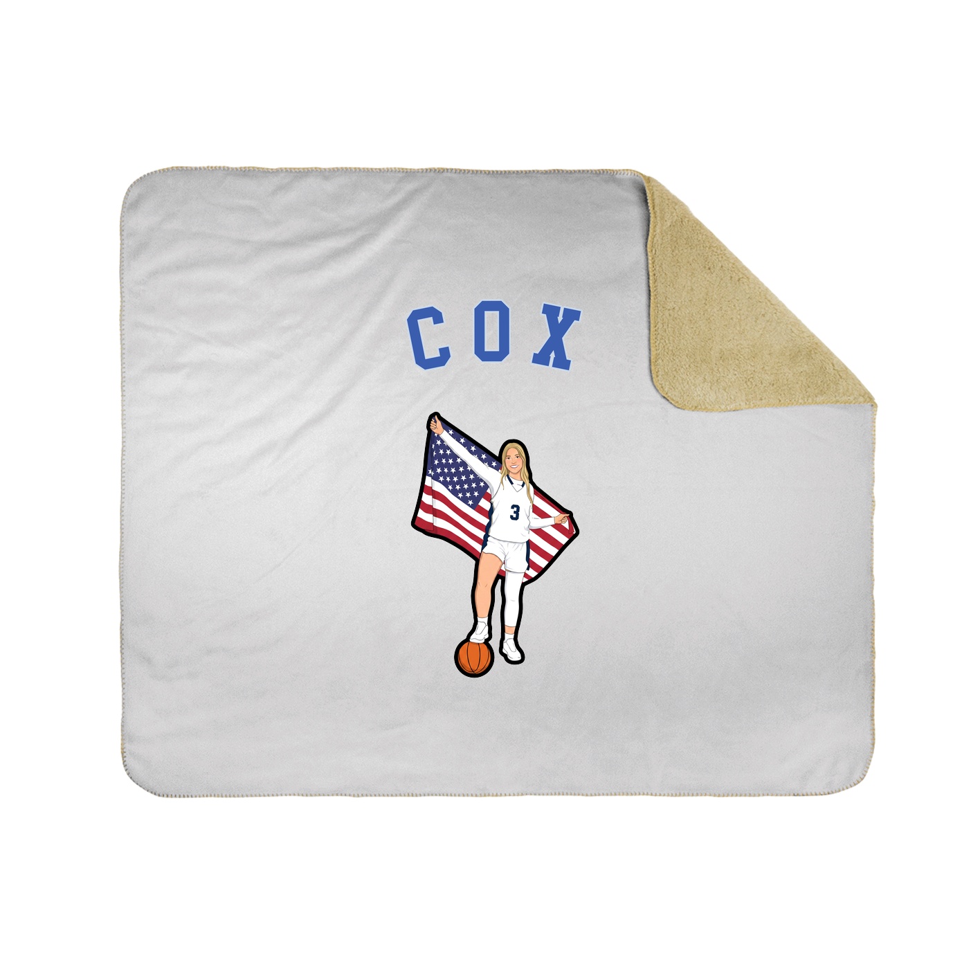 Throw Blanket — Shirsey Arch in White