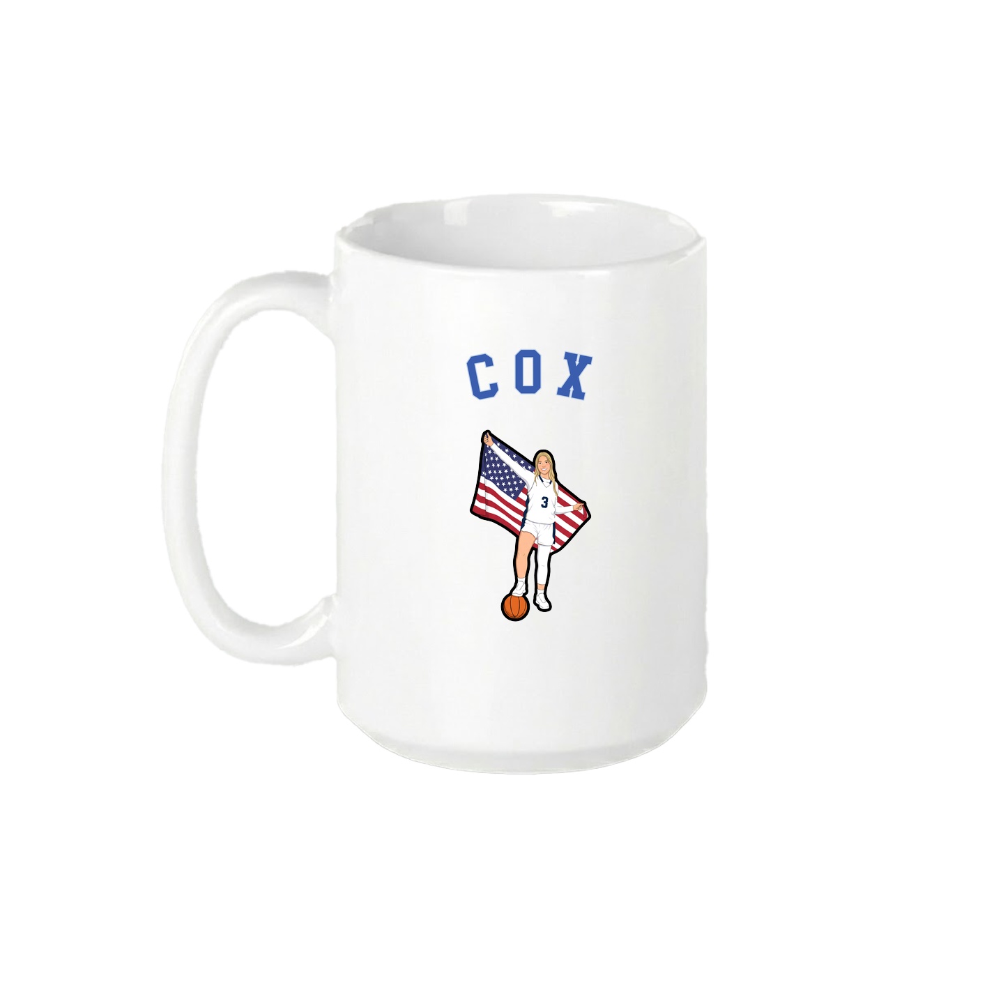 15oz Coffee Mug — Shirsey Arch in White
