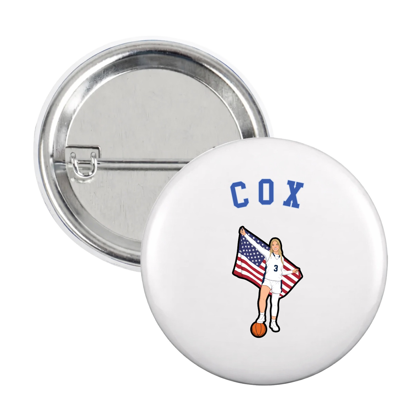 Game Day Button — Shirsey Arch in White