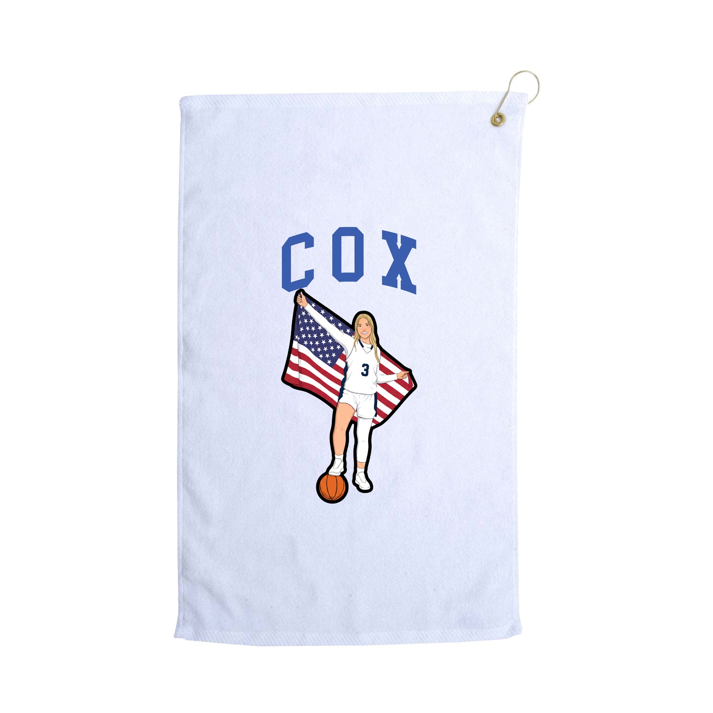 Golf Towel — Shirsey in White