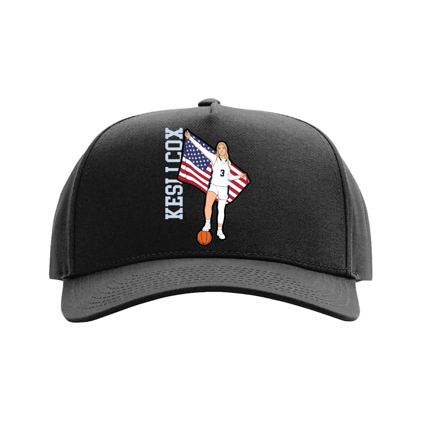 Full Fabric Five-Panel Champ Cap