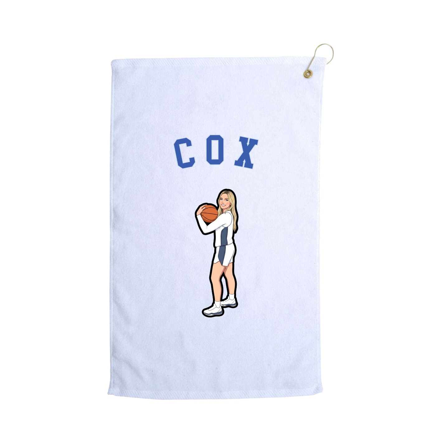 Golf Towel — Shirsey Arch in White