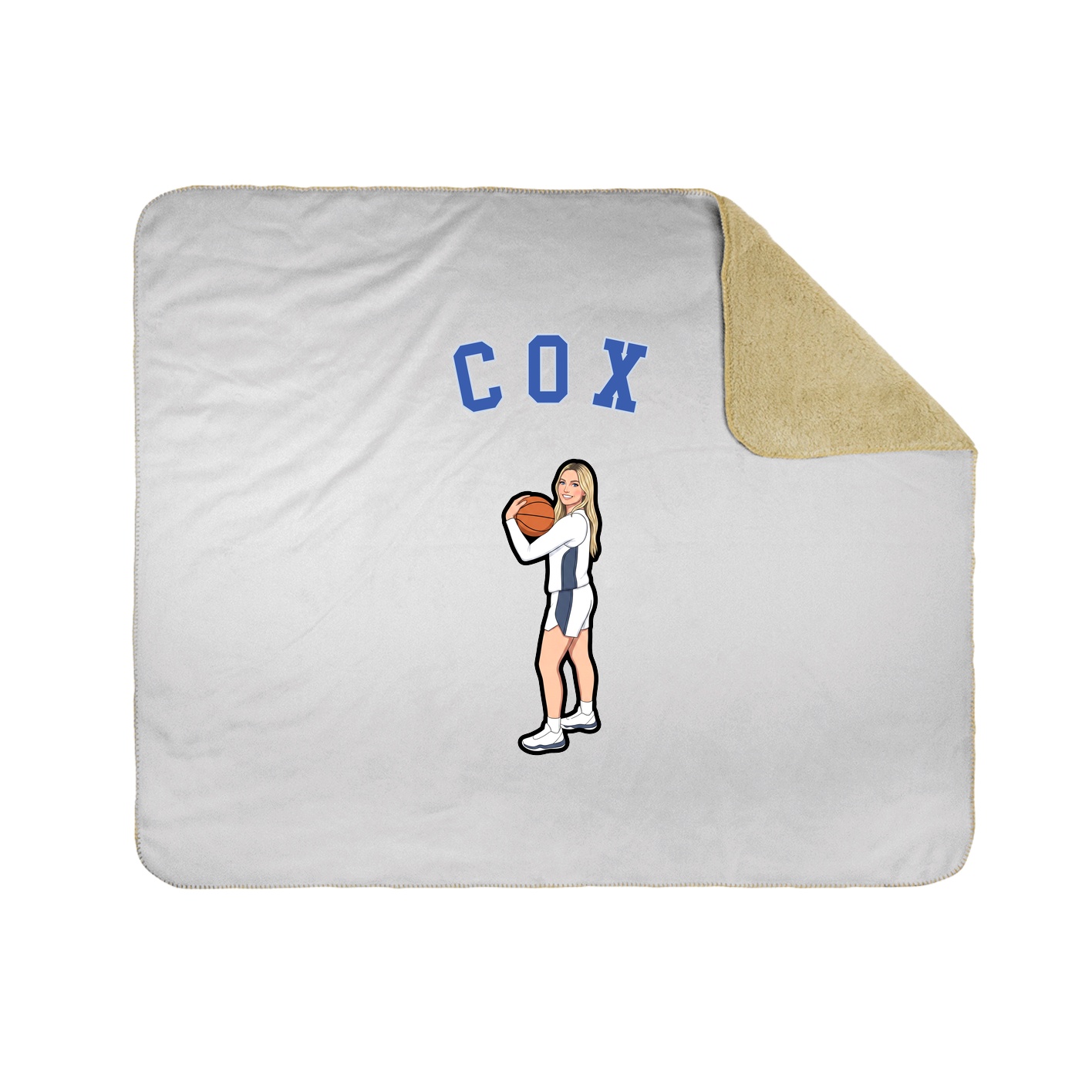 Throw Blanket — Shirsey Arch in White