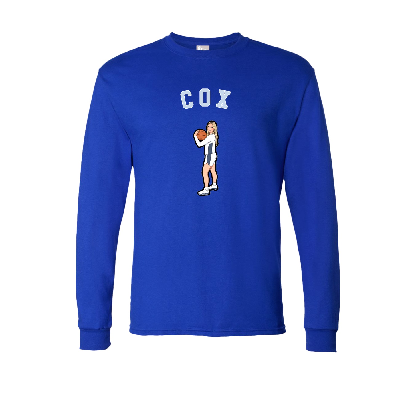 Long Sleeve Tee — Shirsey Arch in Royal
