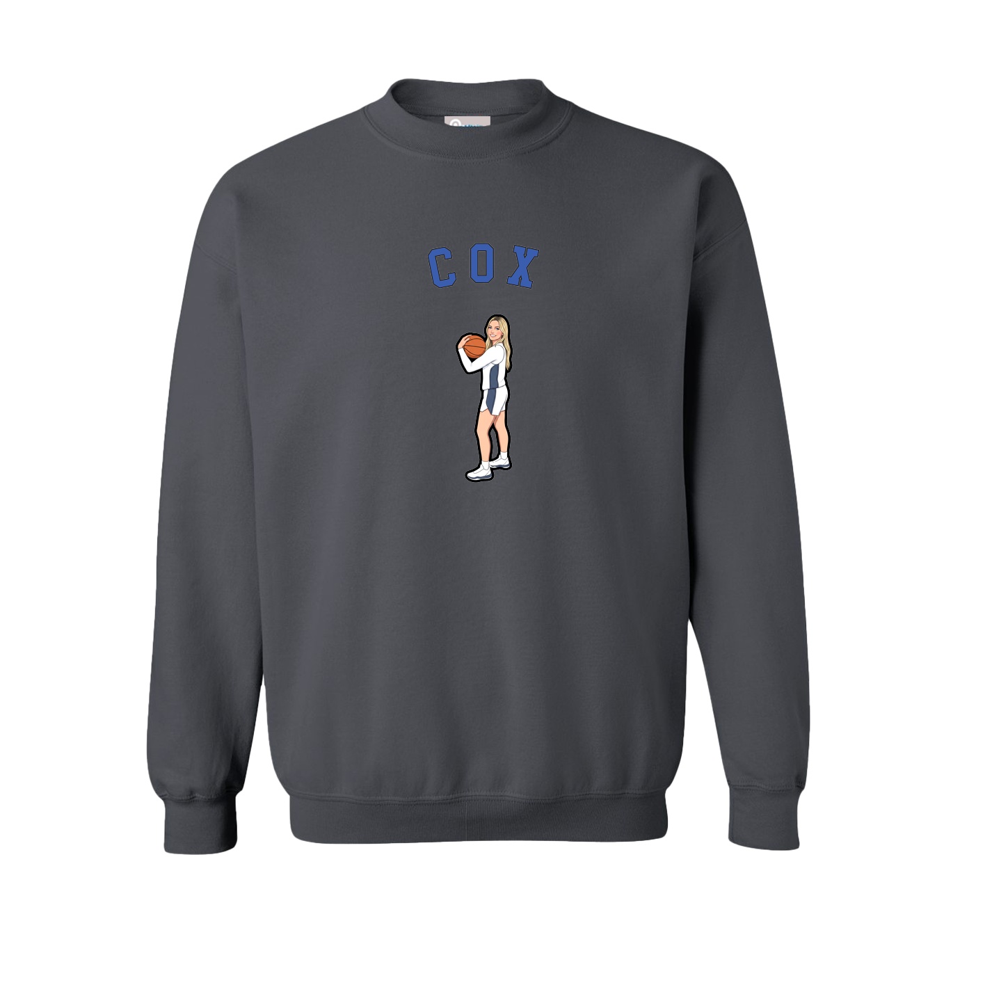 Fleece Crew — Shirsey Arch in Grey