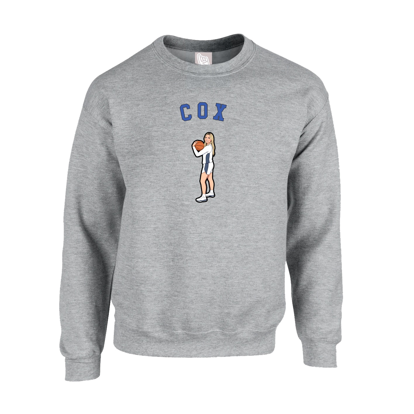 Fleece Crew — Shirsey Arch in Grey
