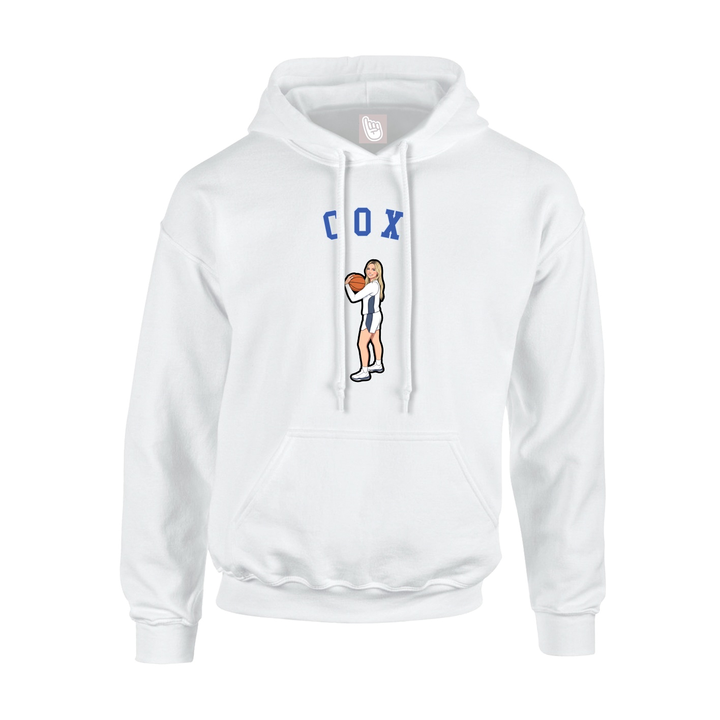 Youth Hoodie — Shirsey Arch in White