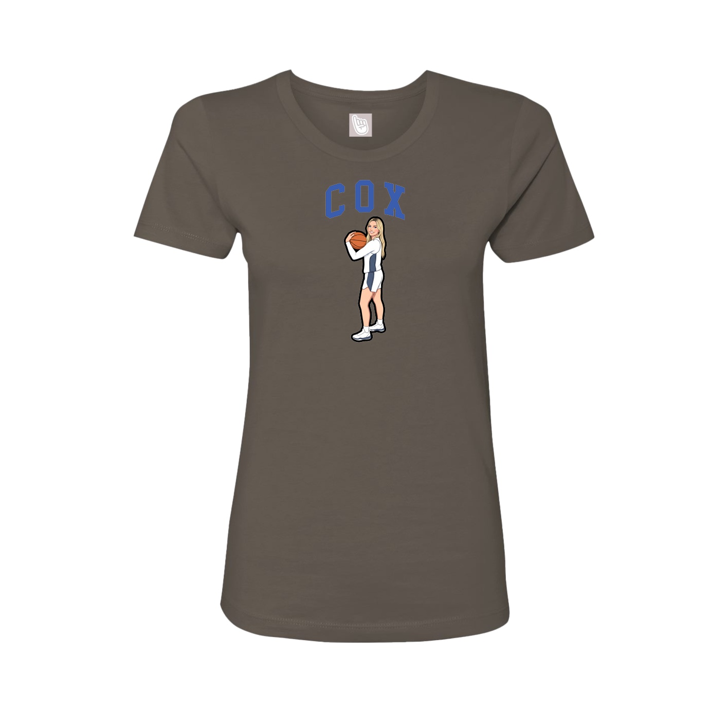 Fitted Women's Tee — Shirsey in Grey