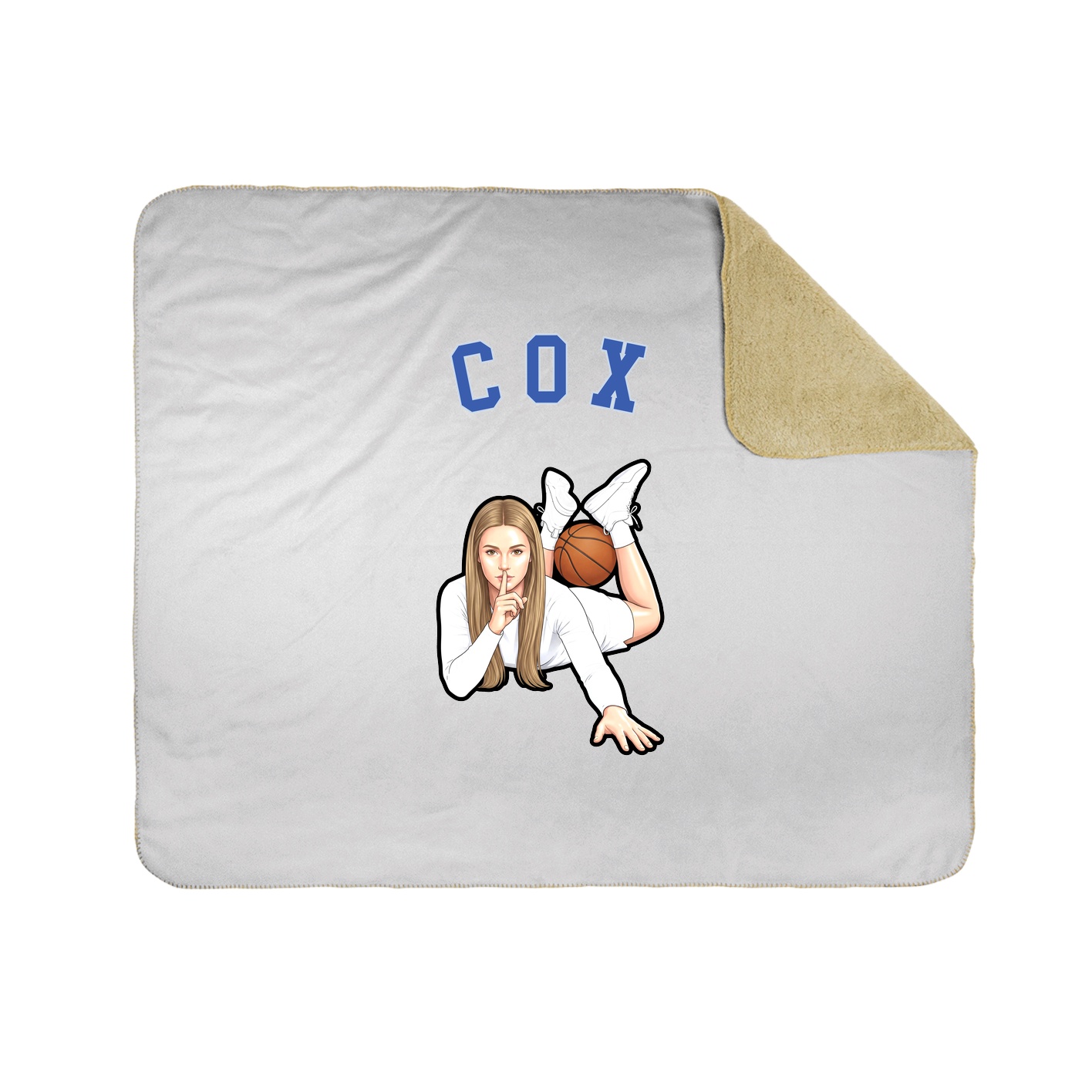 Throw Blanket — Shirsey Arch in White