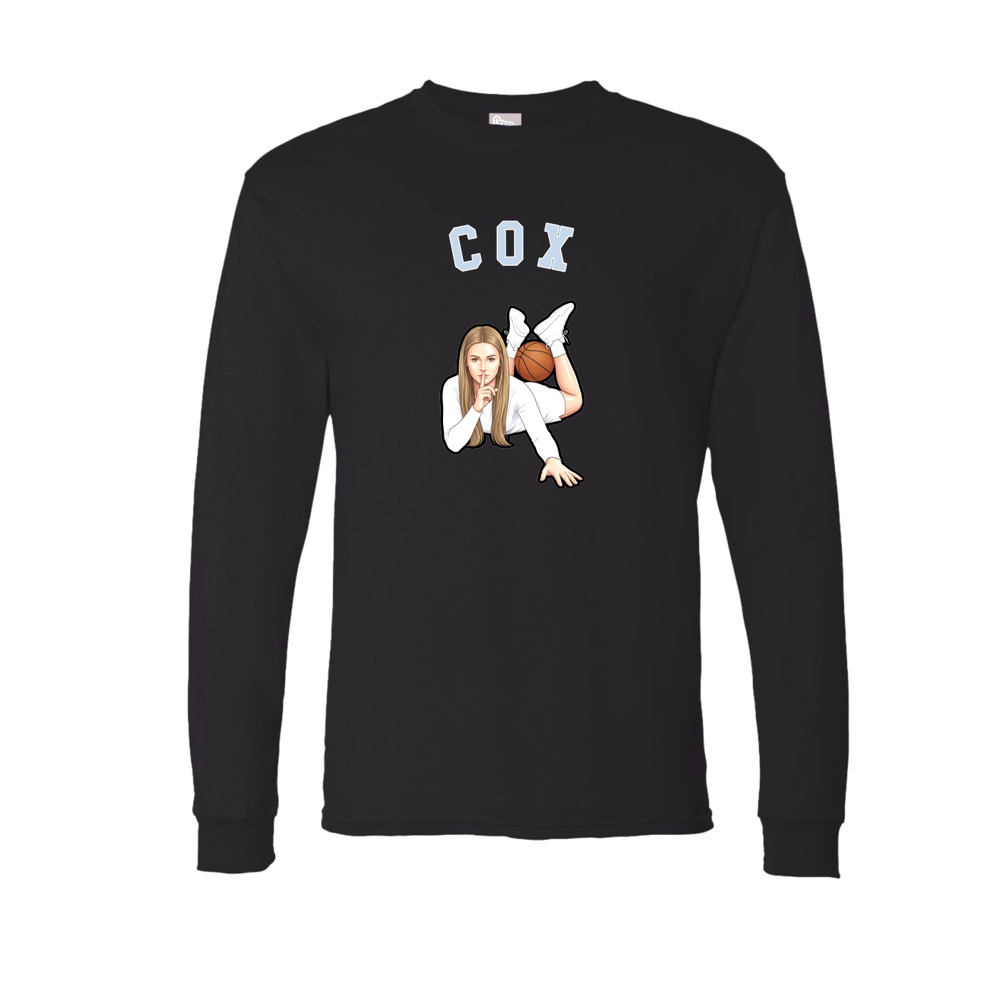 Long Sleeve Tee — Shirsey Arch in Black
