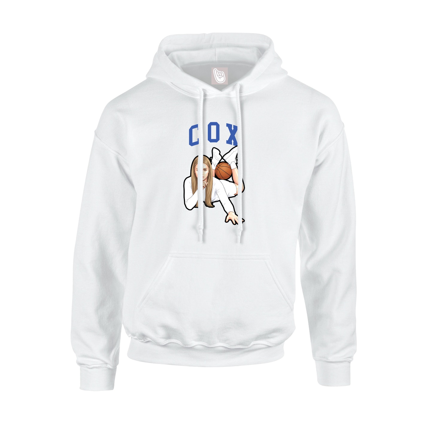Hoodie — Shirsey in White