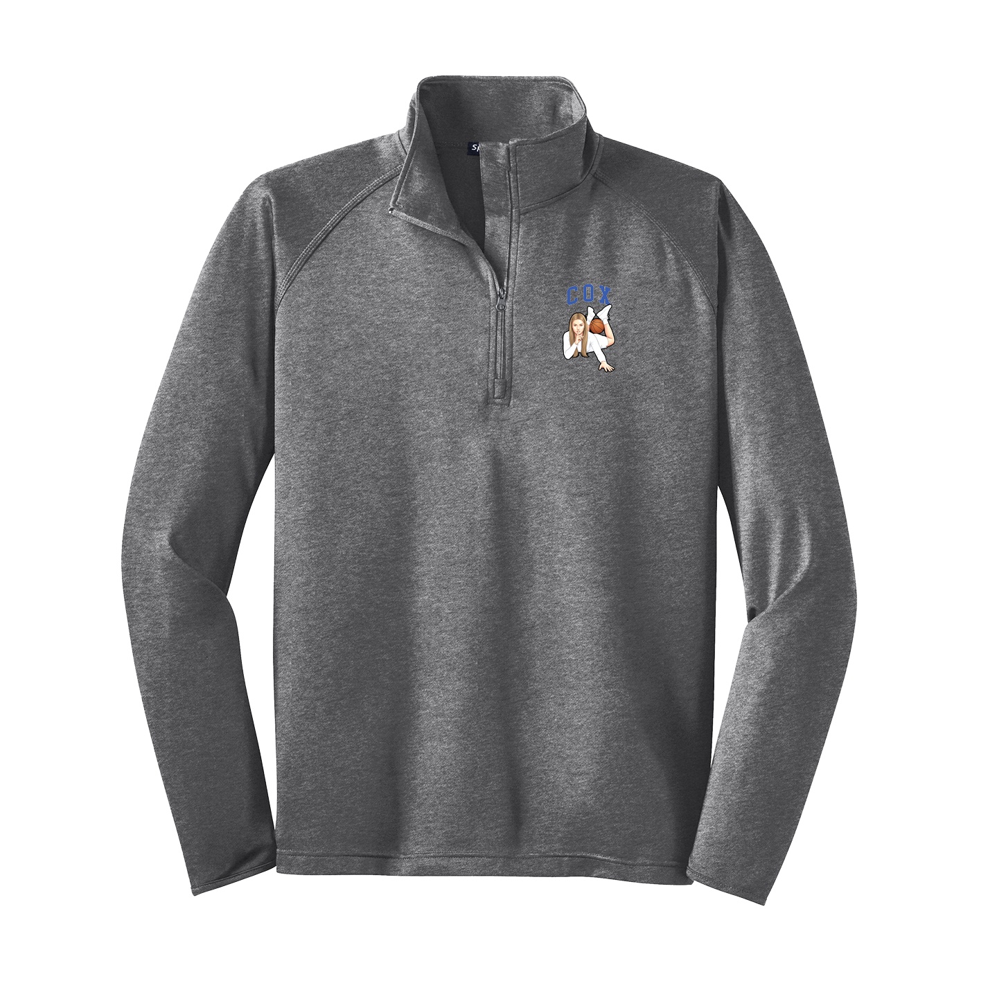 Q-Zip Pullover — Shirsey in Grey