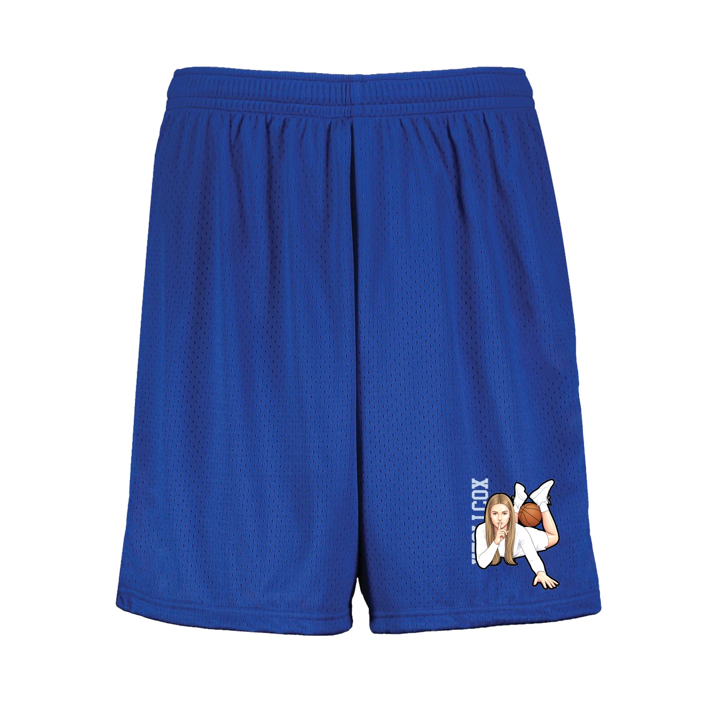 Shorts — Name Vertical in Royal